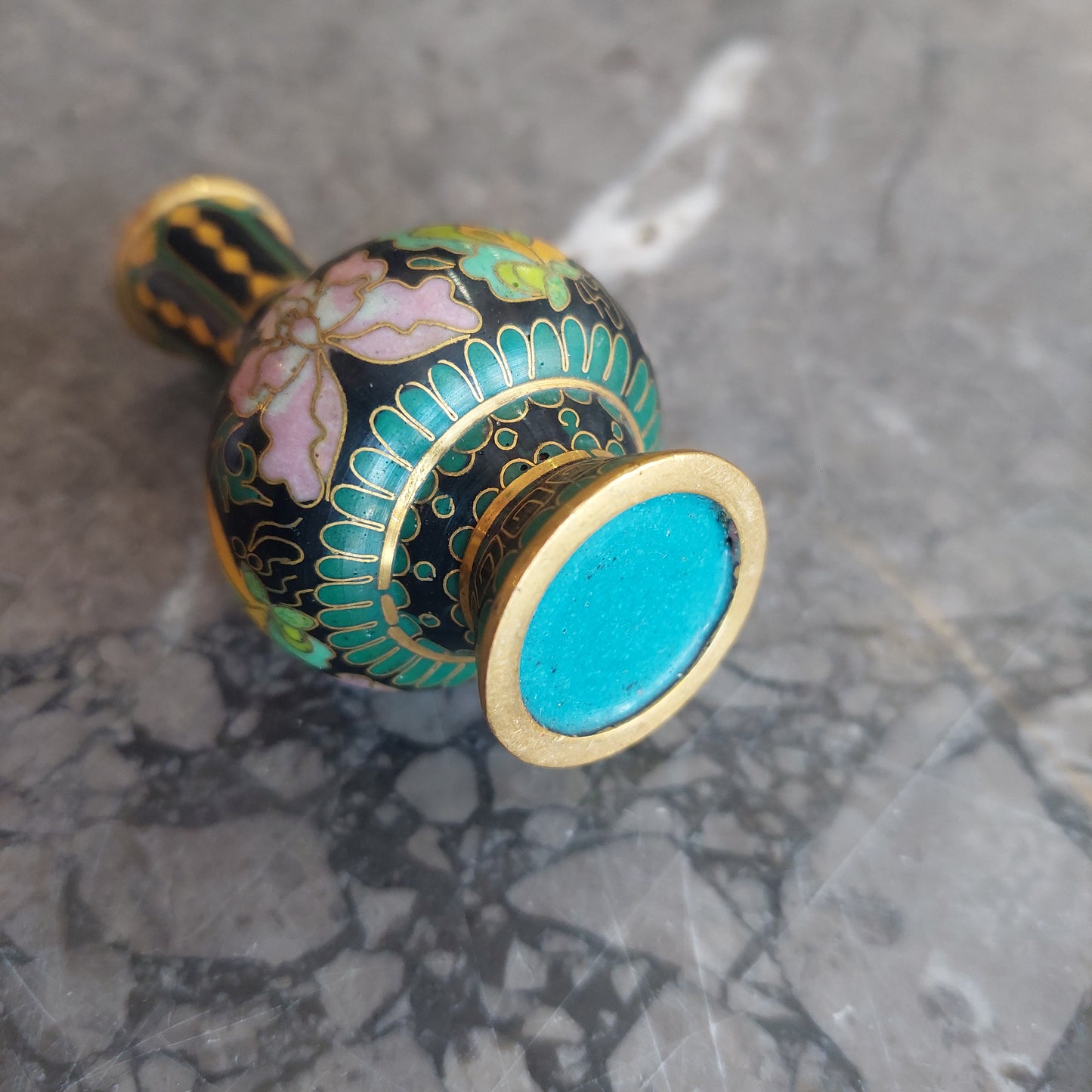 Mini Vasetto Cloisonnè Cinese