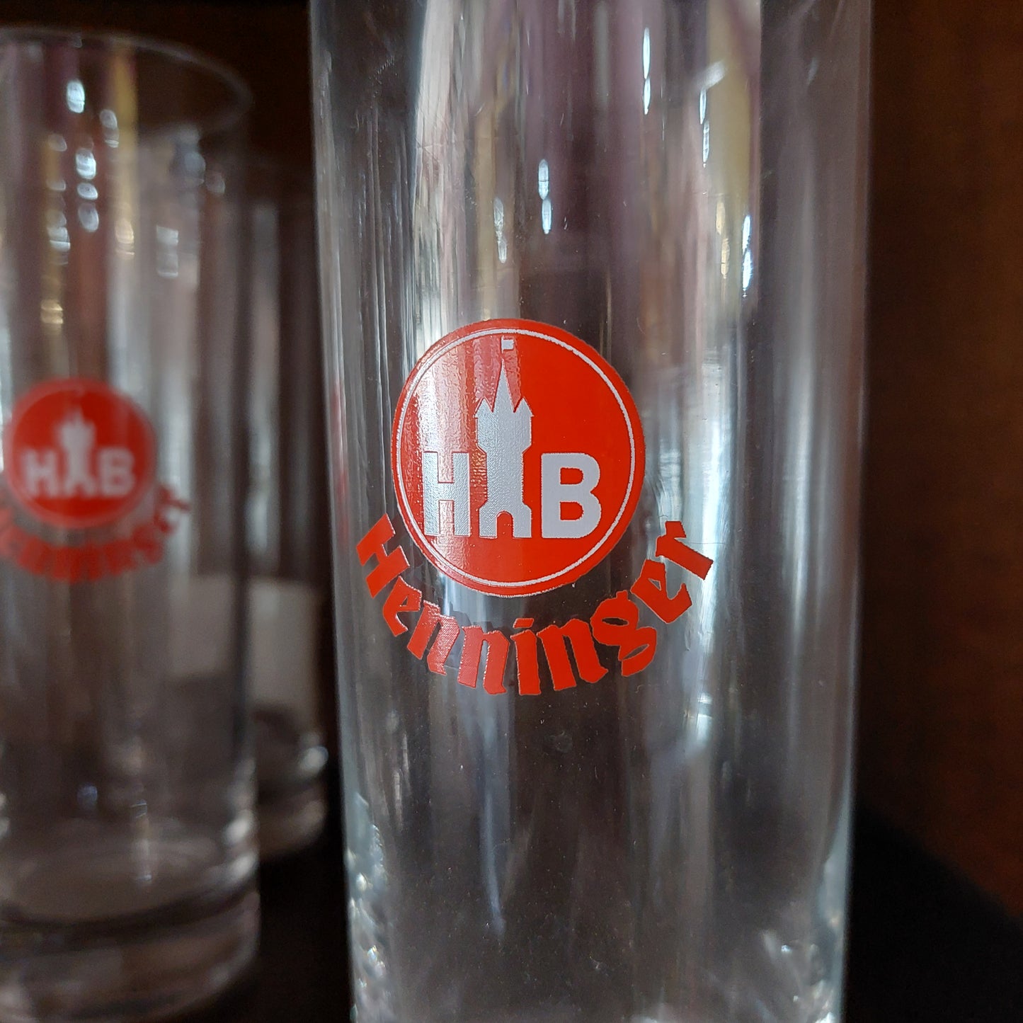 Set/6 Bicchieri Birra Hb Henninger Vinage