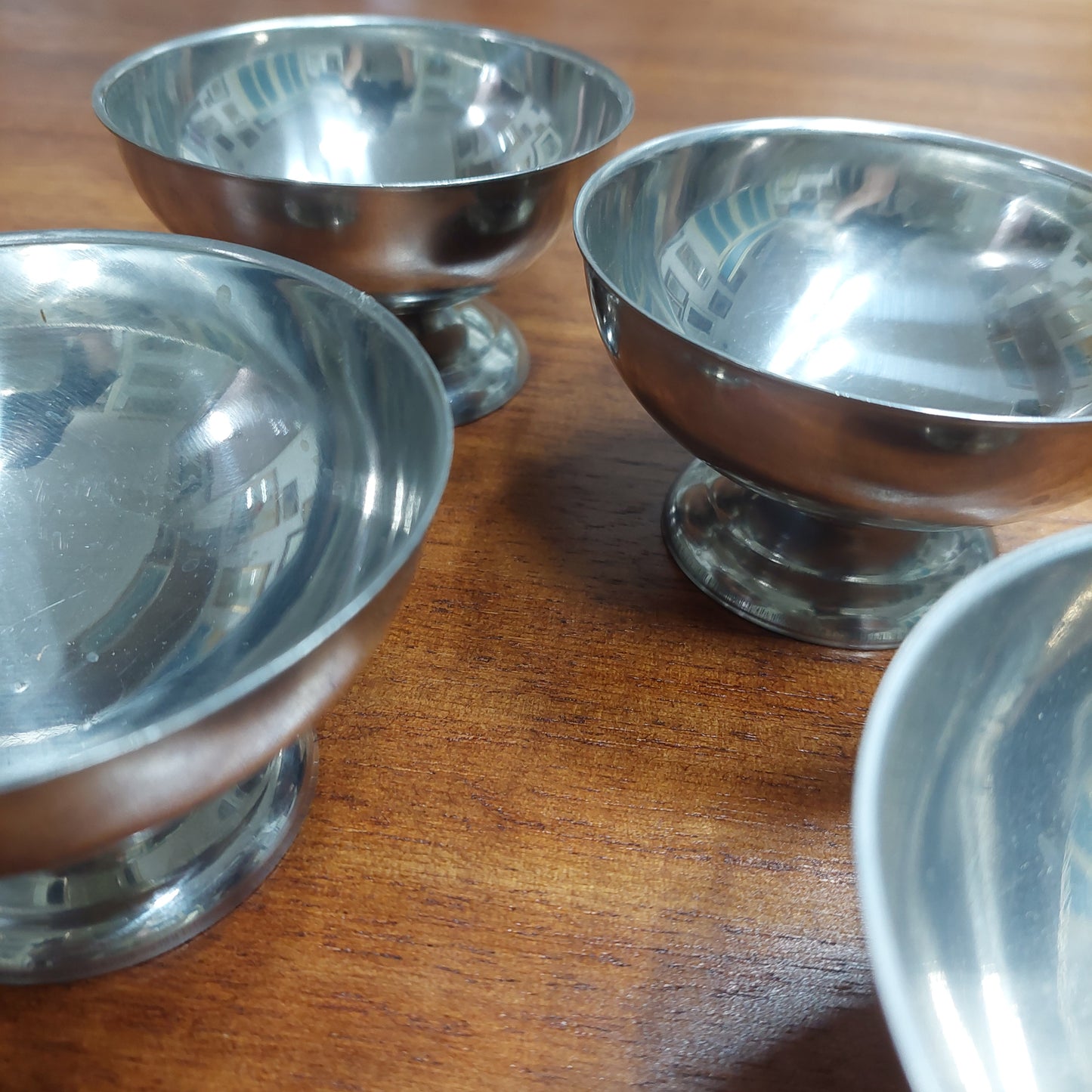 Set/4 Coppette Gelato Acciaio Inox 18/10