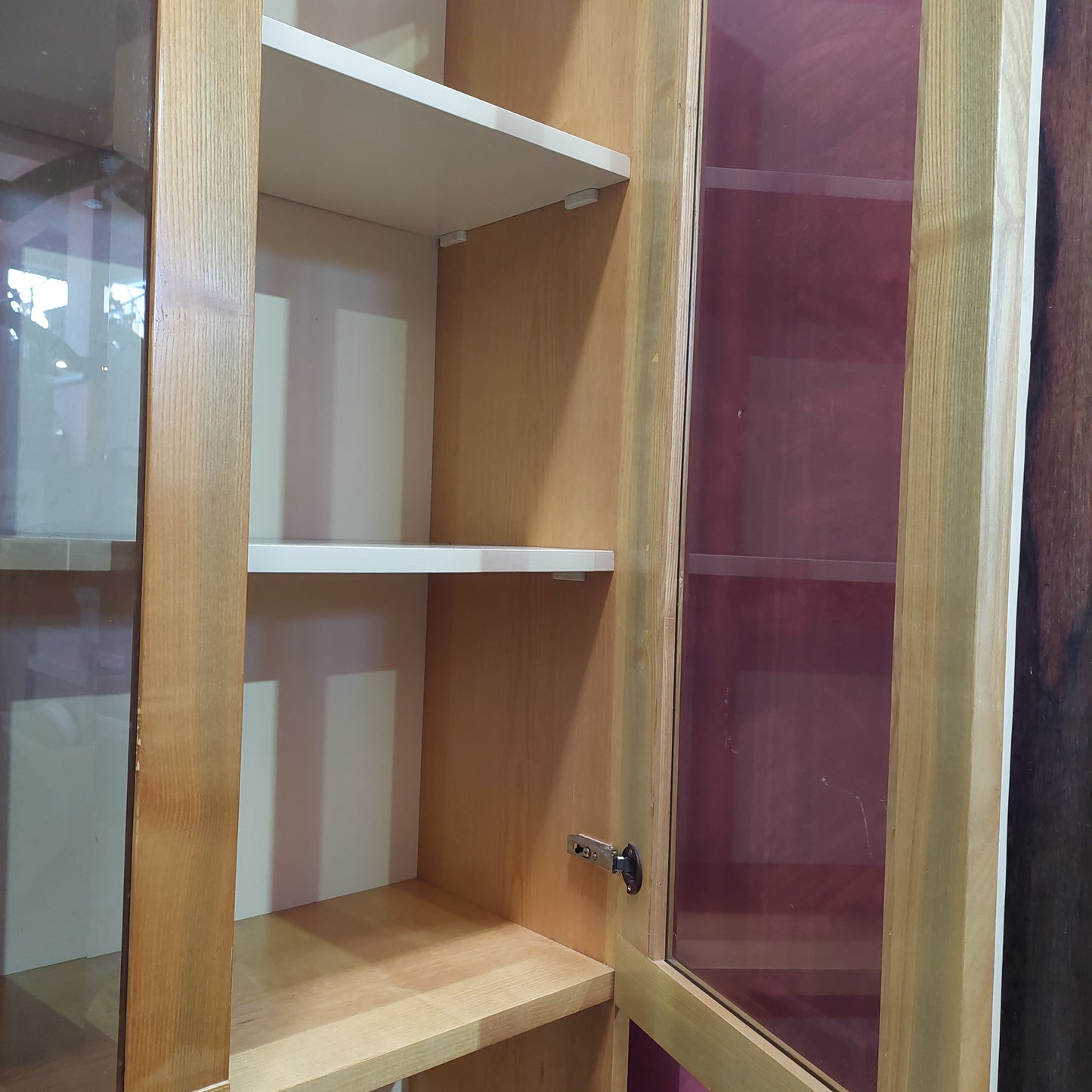 Vetrina Legno Bicolore 4/ante Cm76x33x251h