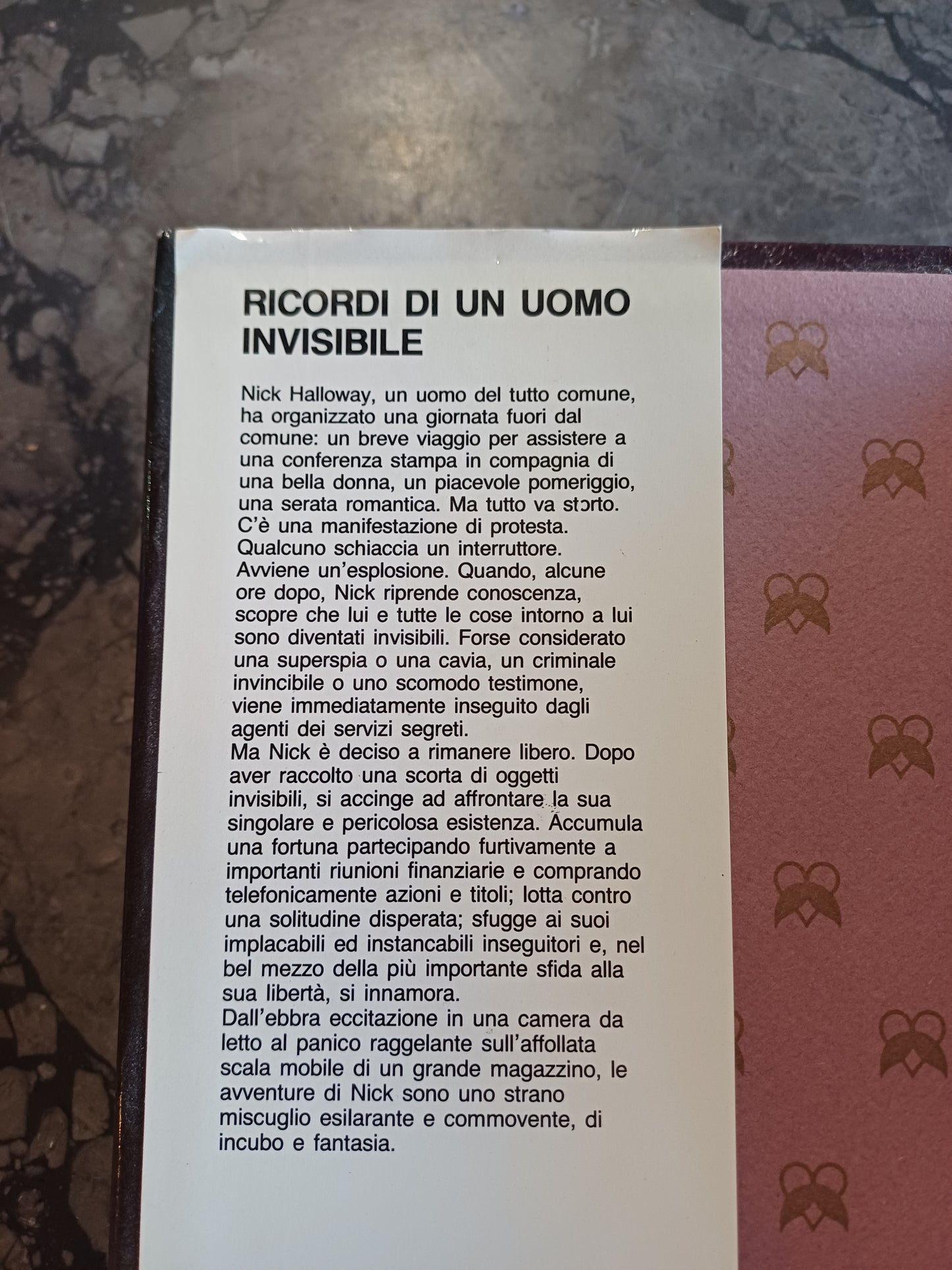 L/ricordi Di Un Uomo Invisibile - H.f. Saint