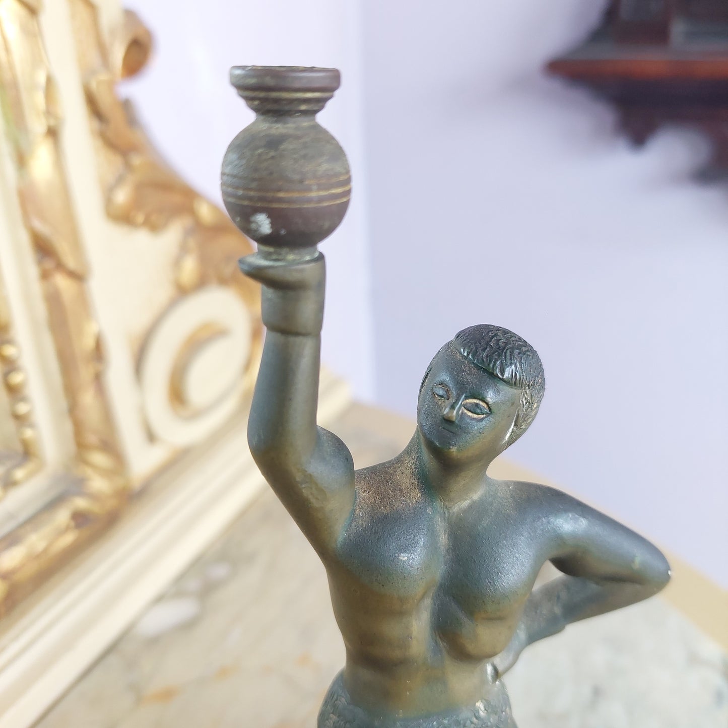 Statuetta Atleta Bronzo D19