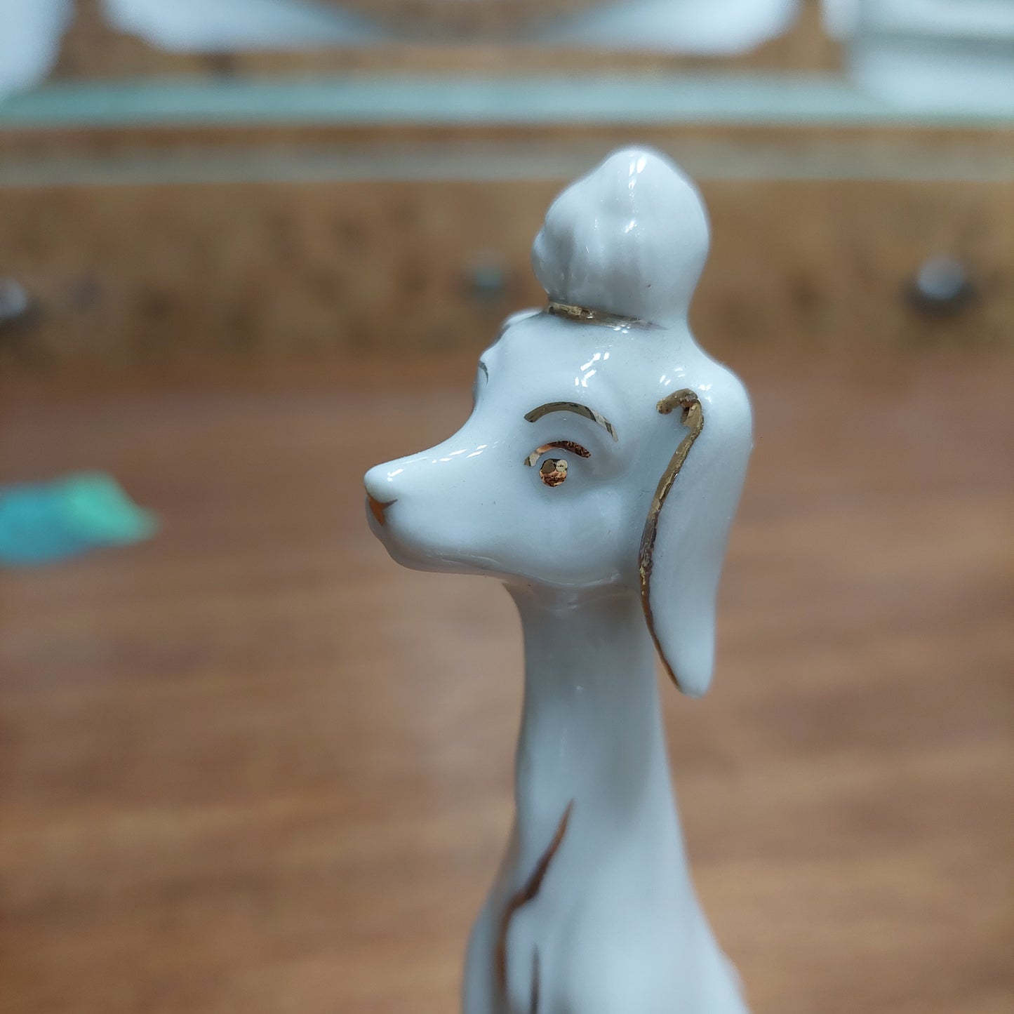 Statuina Cane Porcellana Kunstporzellan Zumas