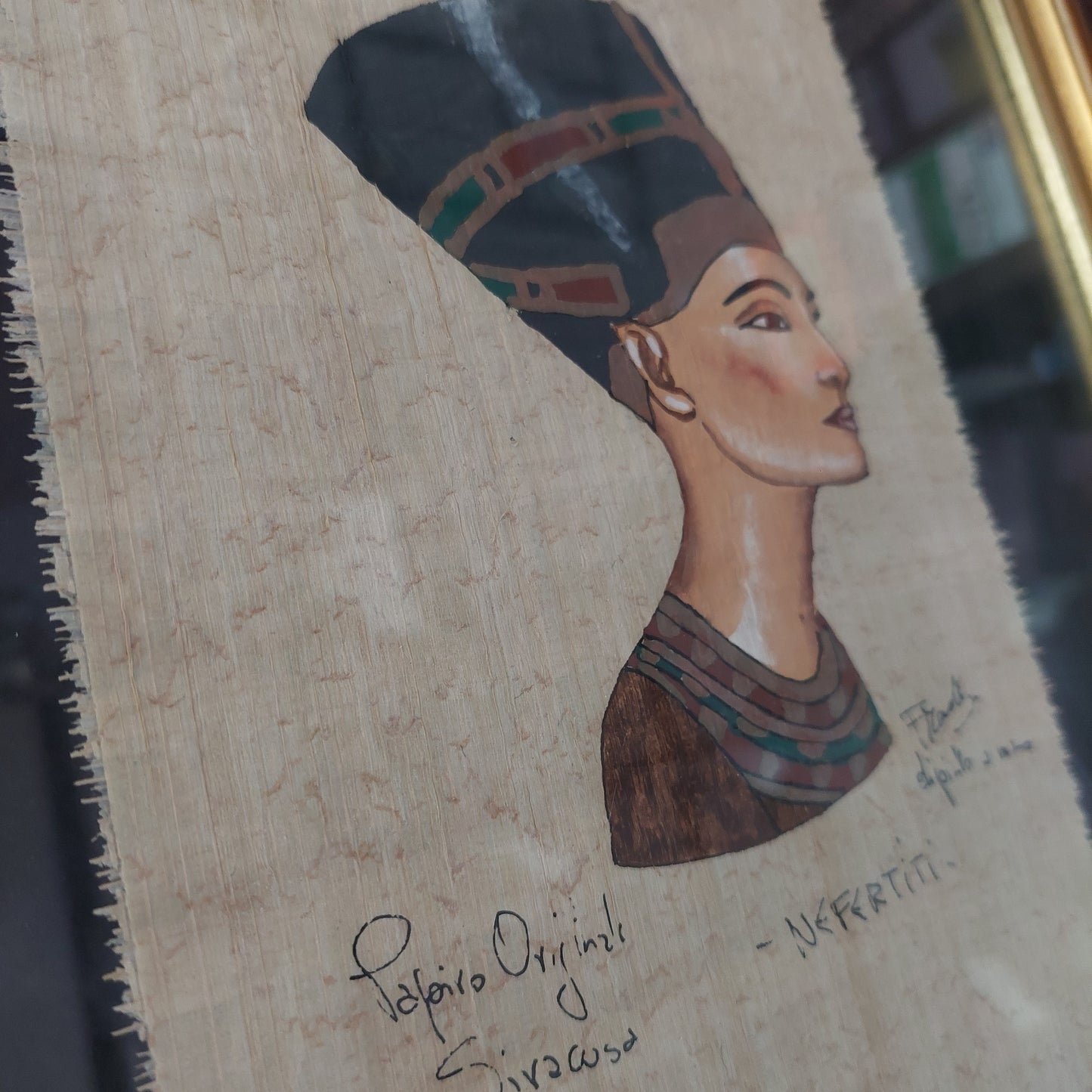 Quadretto Papiro Nefertiti