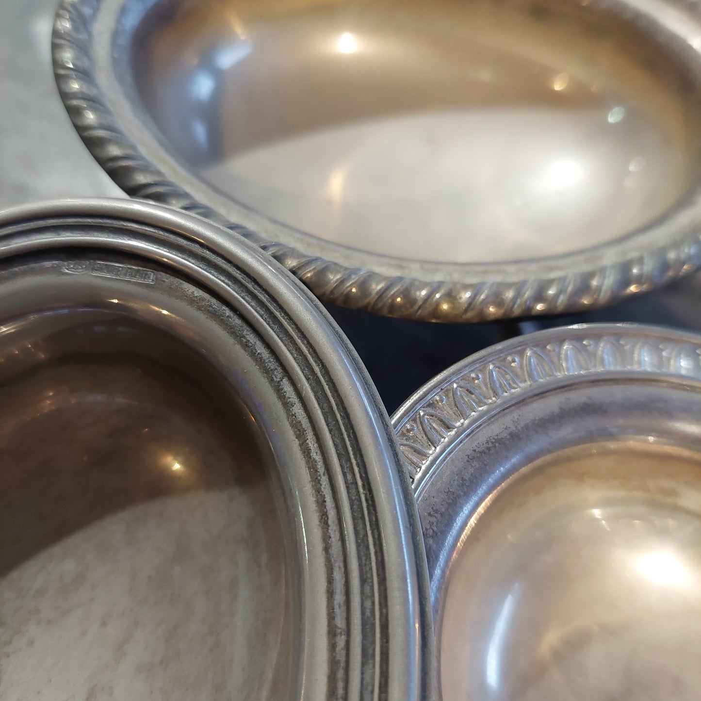 Ciotolina A Barchetta Silverplated St.inglese