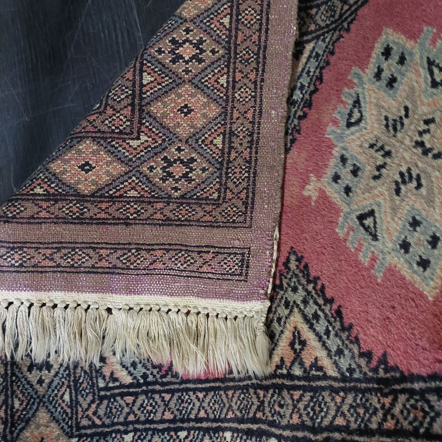 Coppia Tappeti Scendiletto Pakistan Kashmir Bukhara Cm100x65