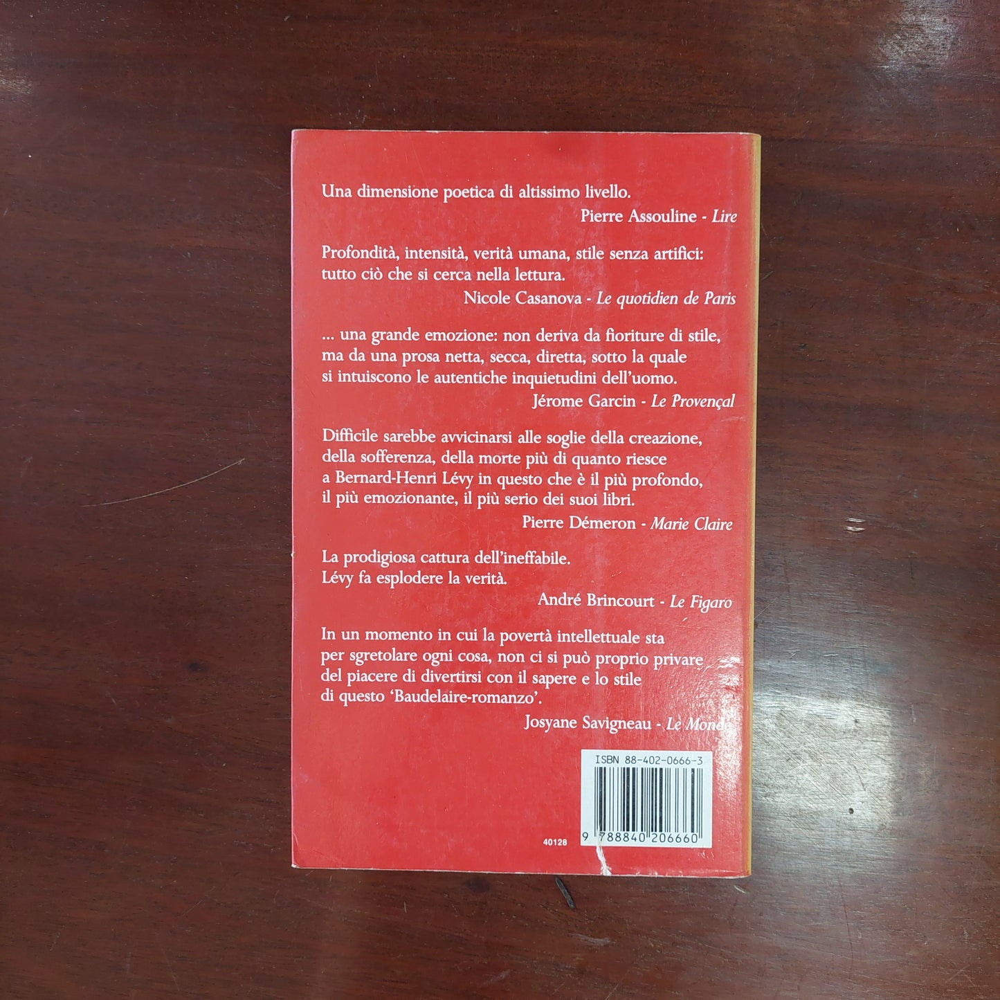 Gli Ultimi Giorni Di Charles Baudelaire - Bernard-henri Lévy