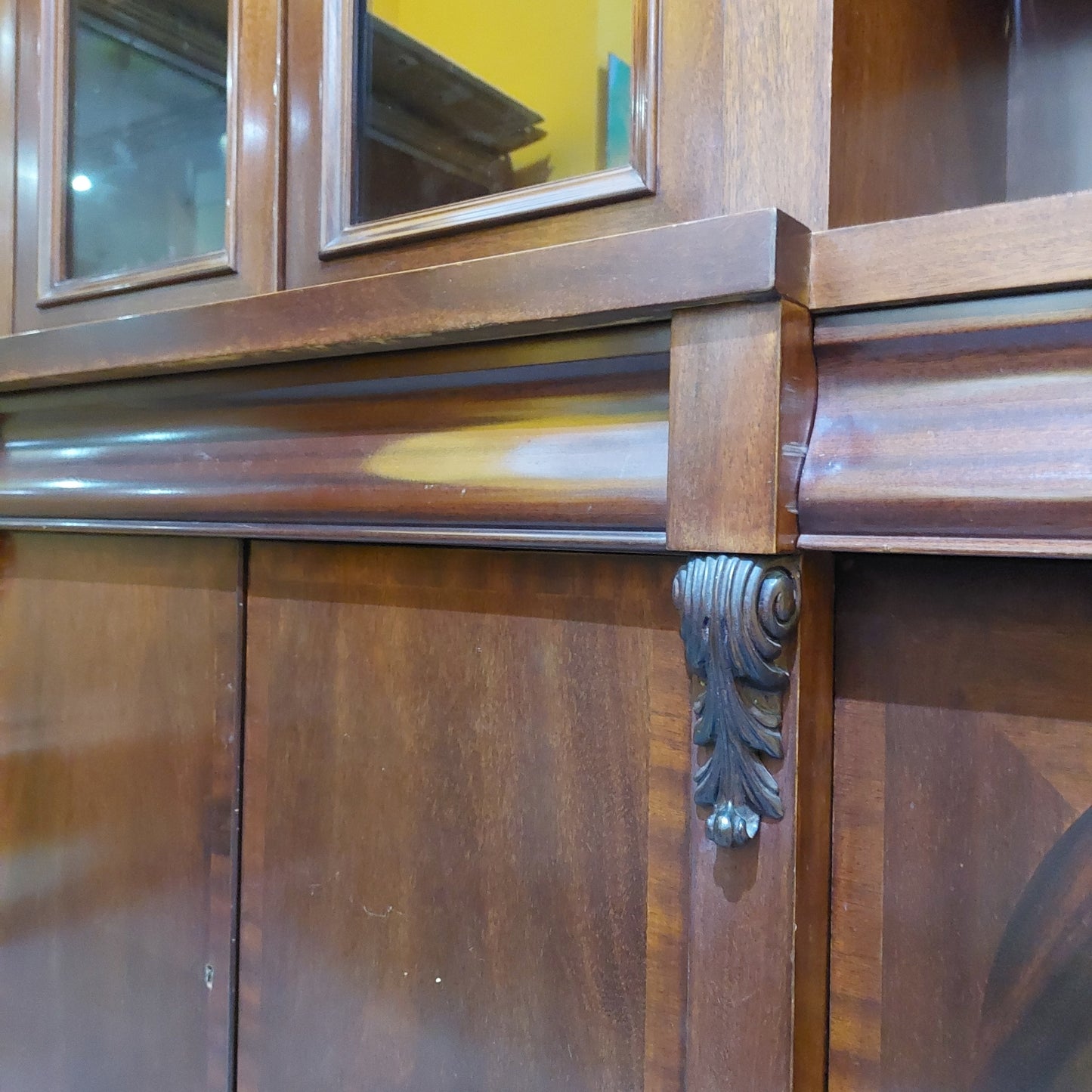 Parete Libreria Legno Antica 11/a 3/c