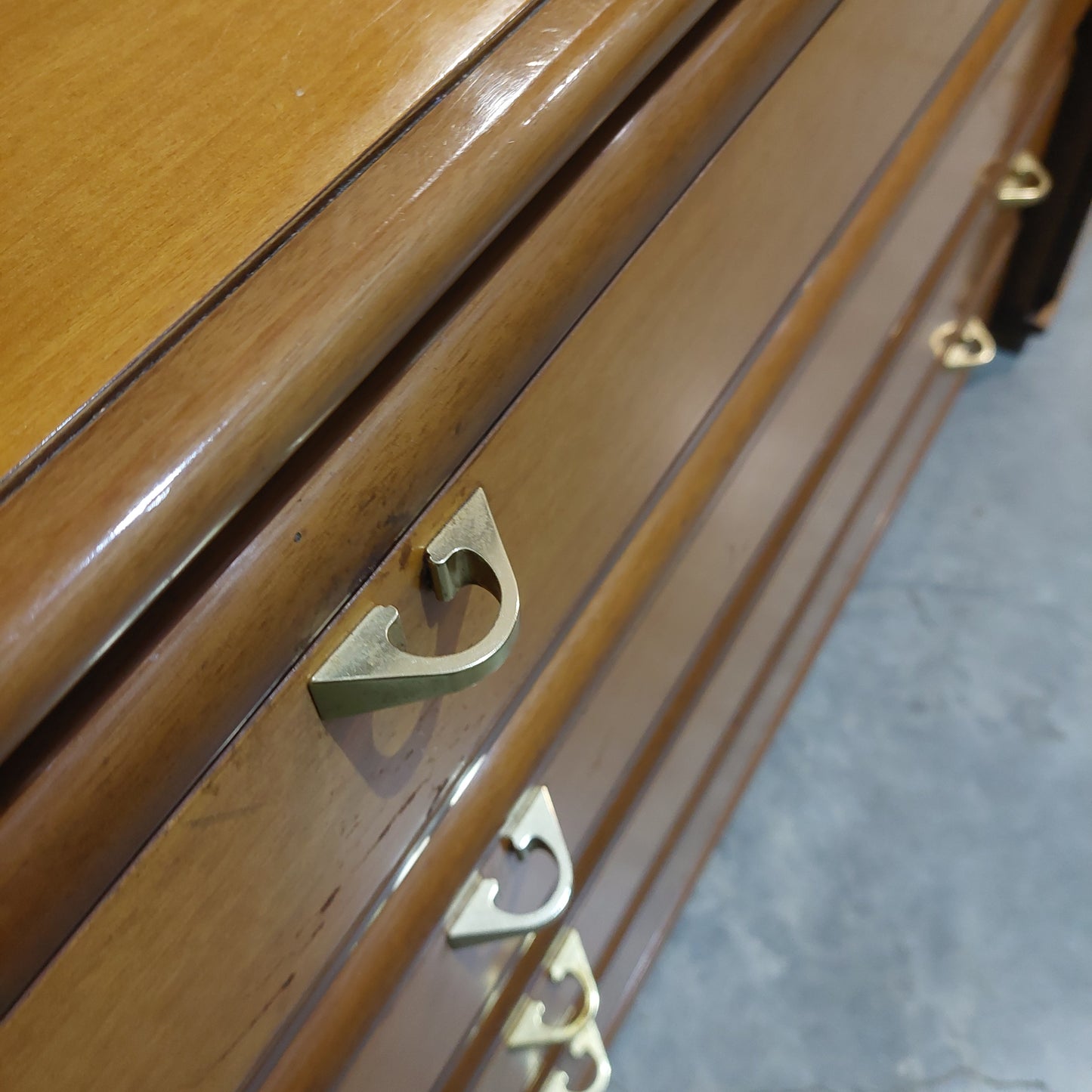 Cassettiera Noce 4 Cassetti Cm94x46x73h