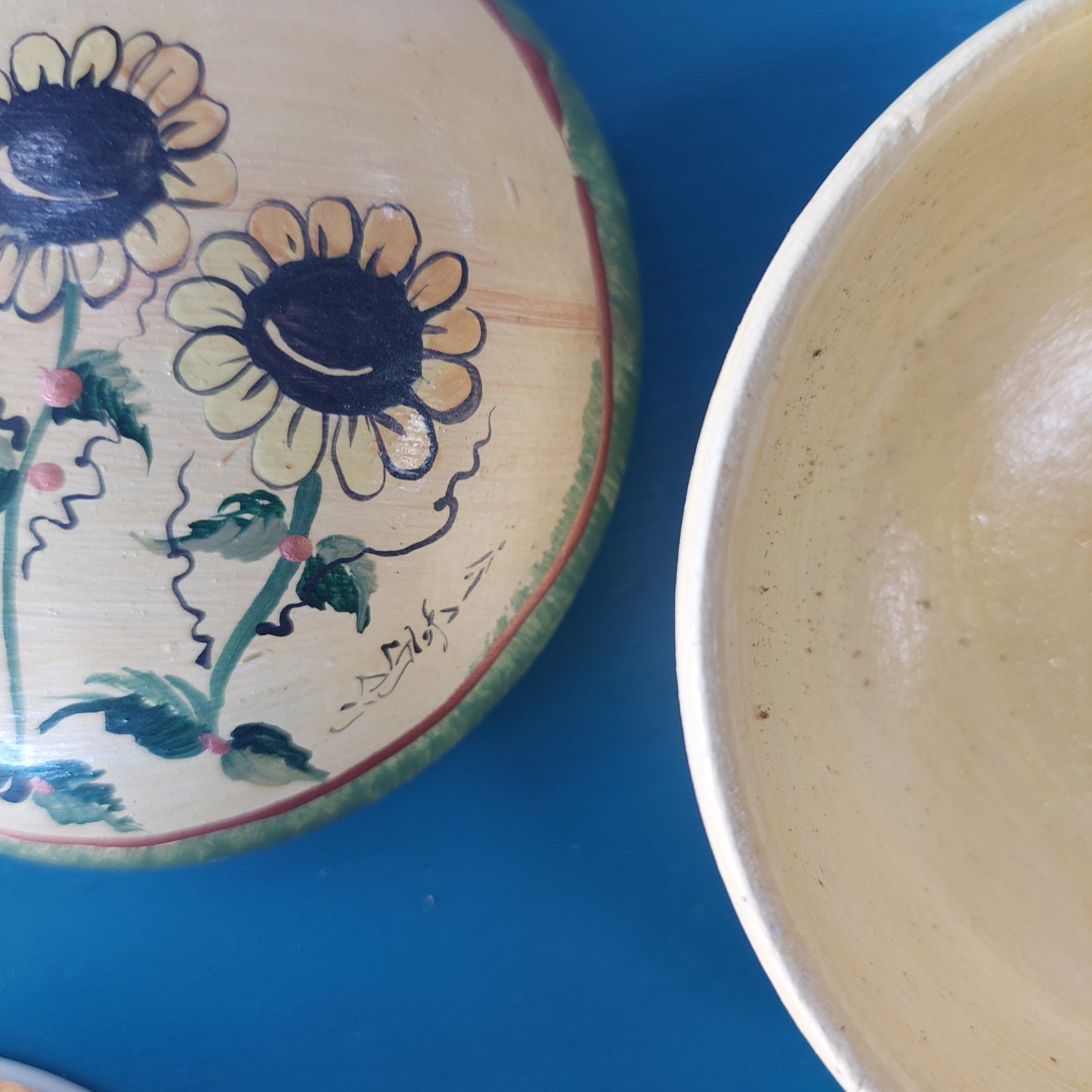 Scatolina Ceramica Girasoli