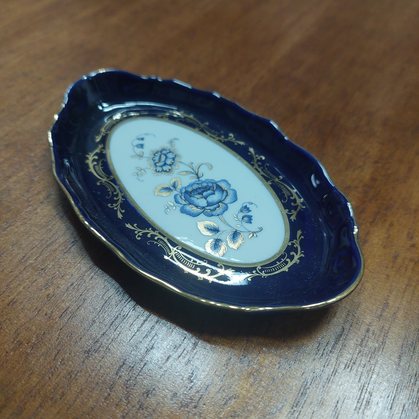 Mini Piattino Ovale Porcellana Limoges France