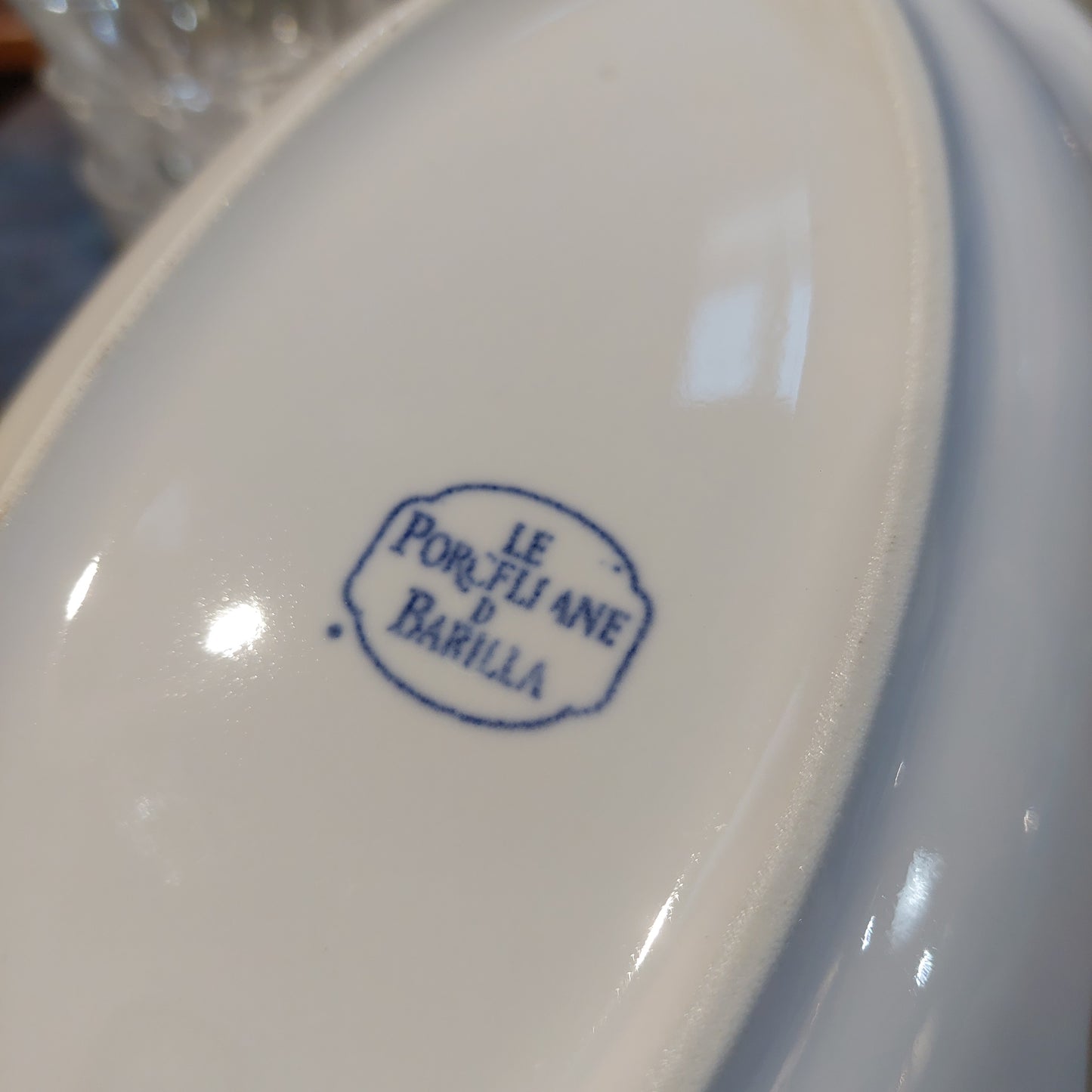 Ovalino Porcellana Le Porcellane Barilla