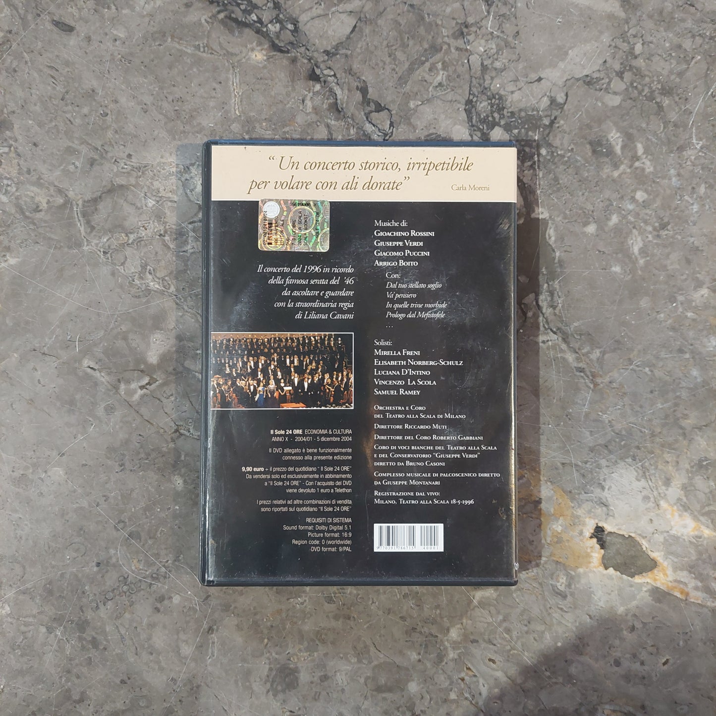 Orchestra E Coro Della Scala, Direttore Riccardo Muti Dvd
