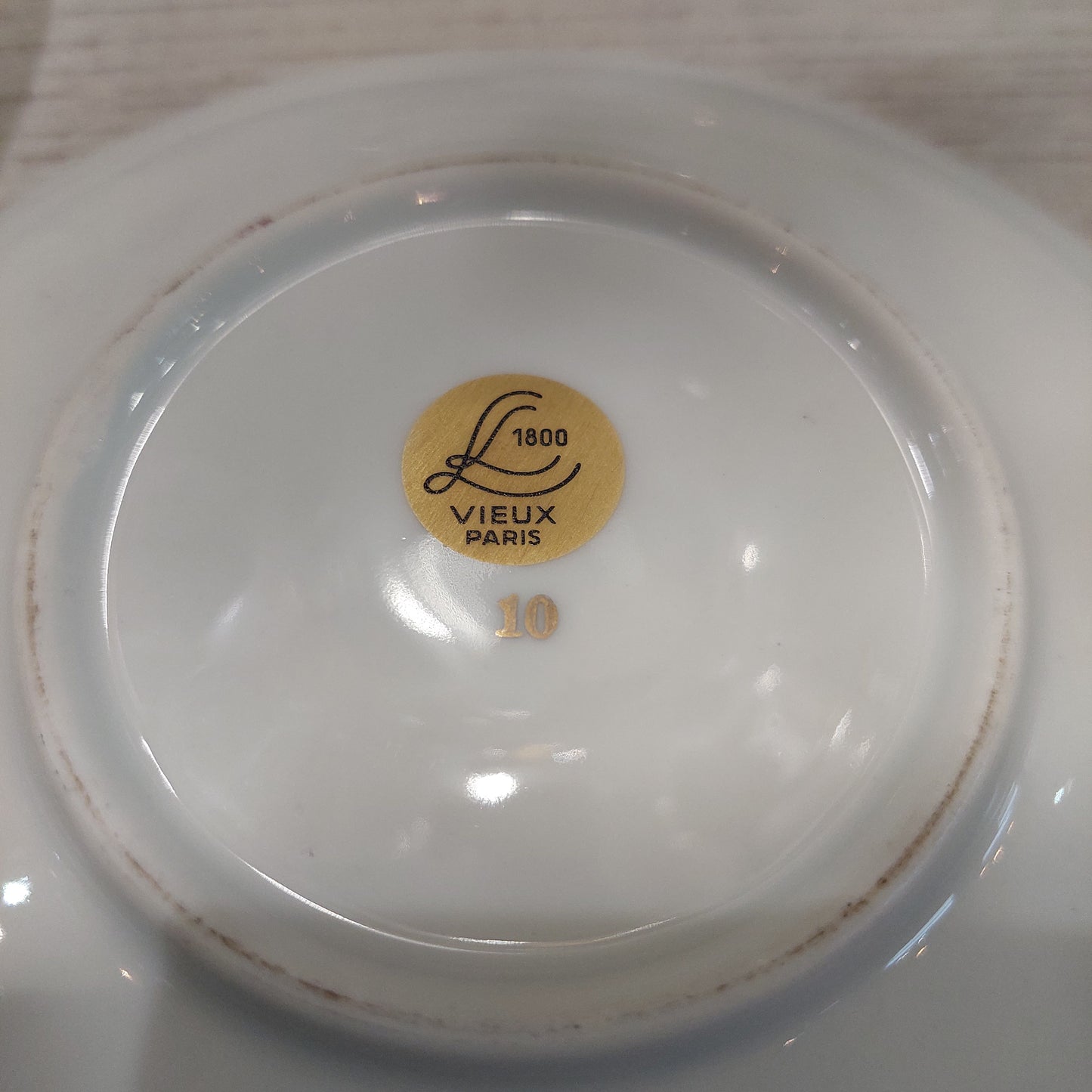 Tazza The Da Collezione Porcellana Vieux Paris