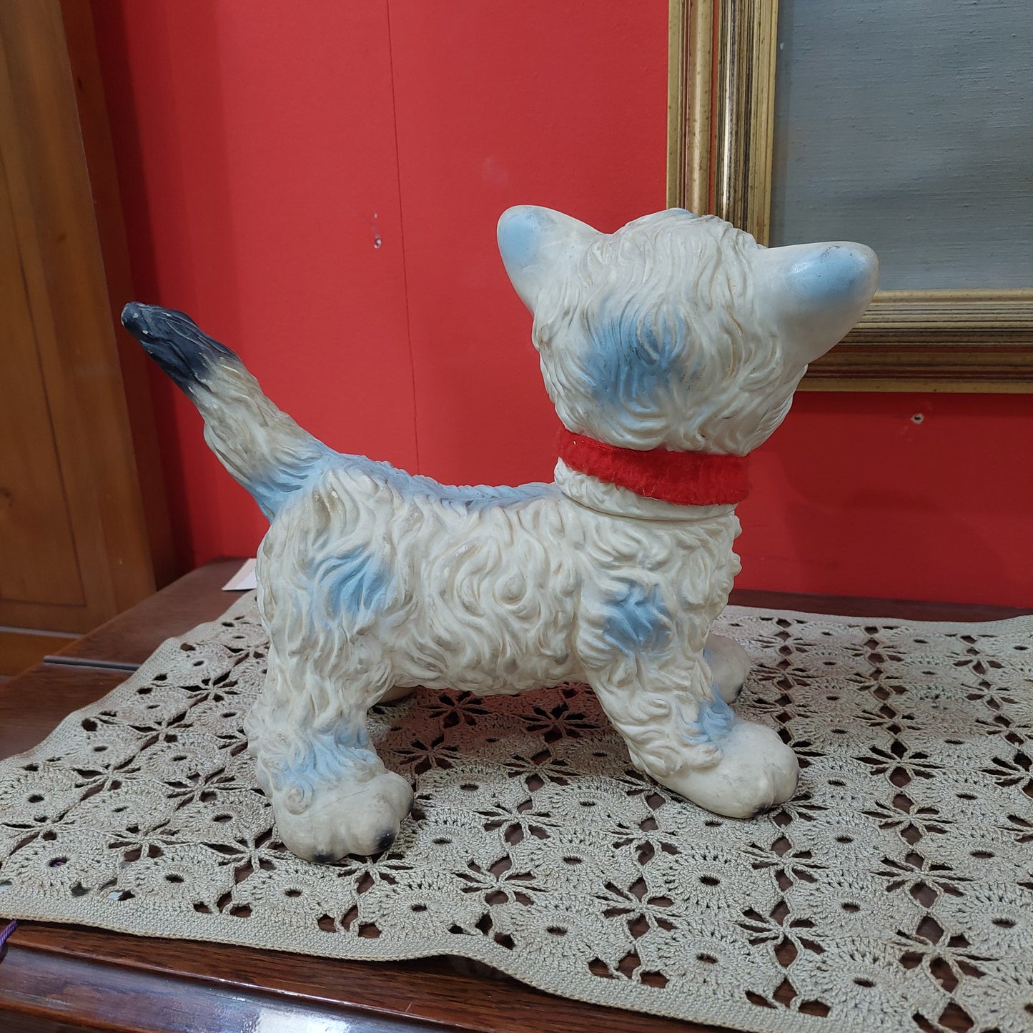 Gatto Ledra In Gomma Vintage