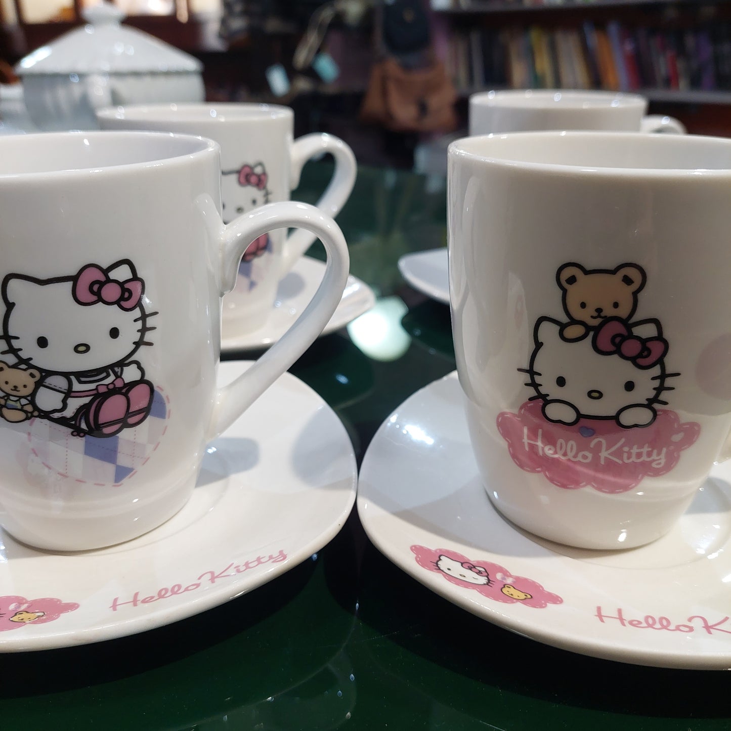 Set/10 Pz The Hello Kitty Sanrio Porcelain Art