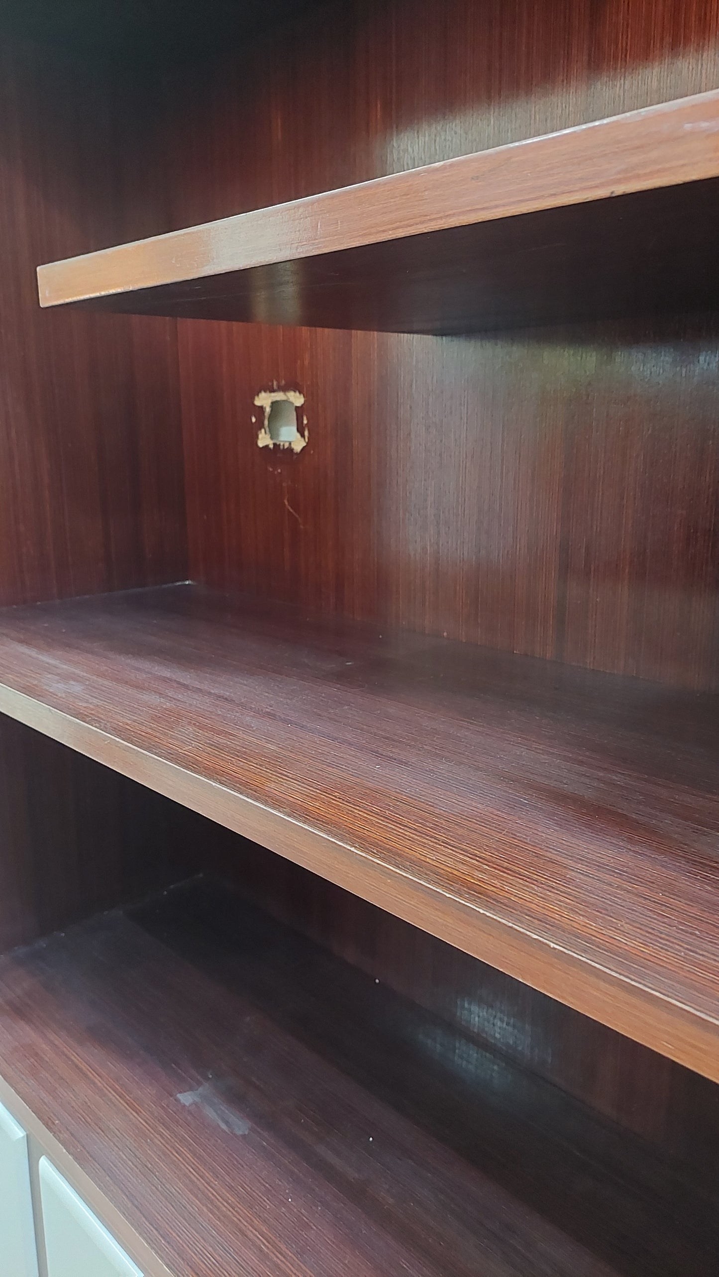 Libreria Legno* Bicolore Anni 70 2/sportelli