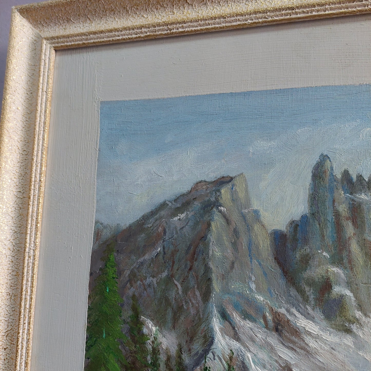 Q/paesaggio Montano Di M.pastore Cm44x57