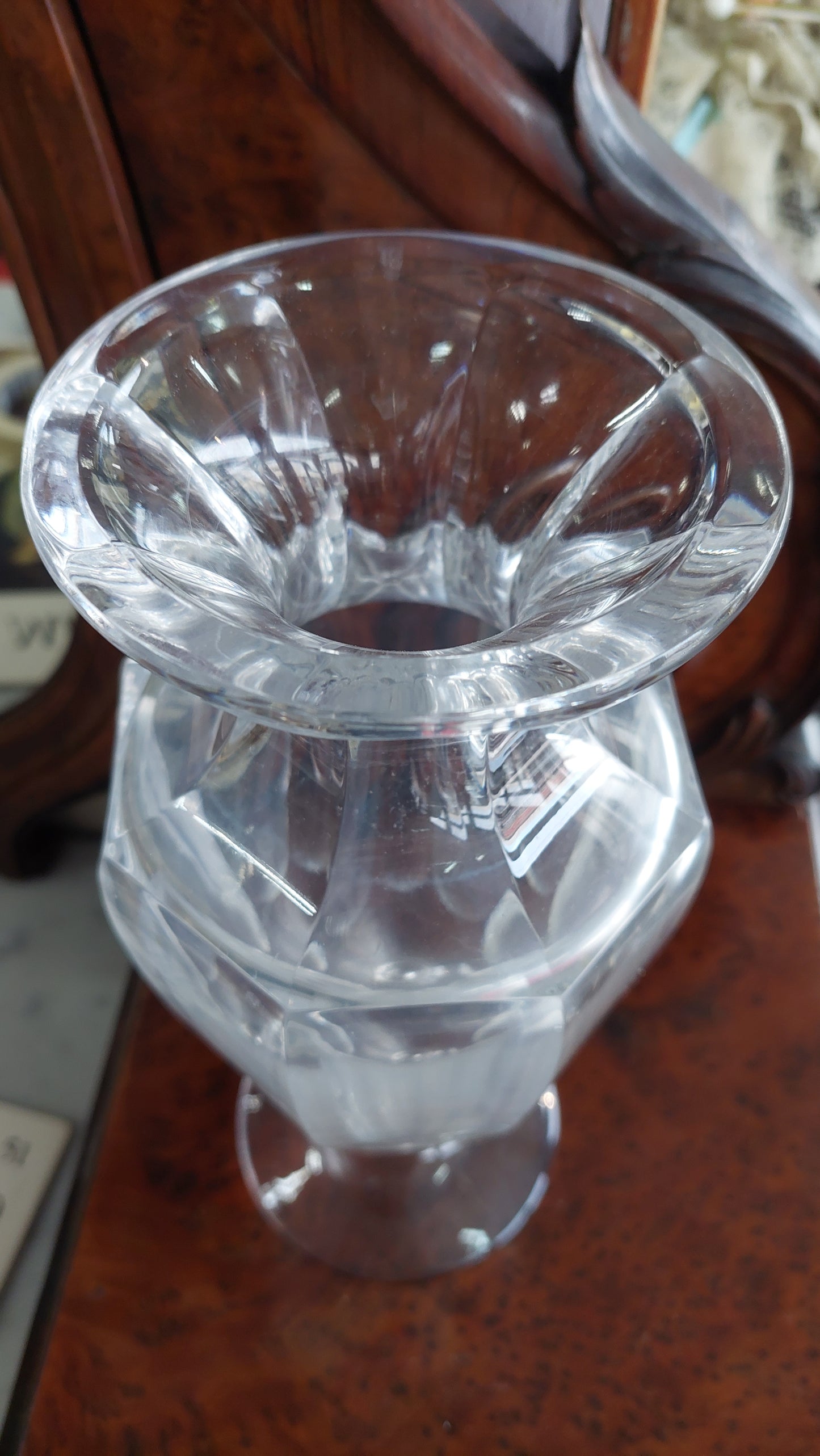 Vaso Cristallo* Sfaccettato