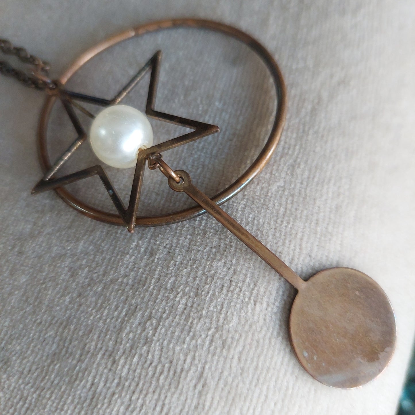 Collana Rame Cerchio E Stella