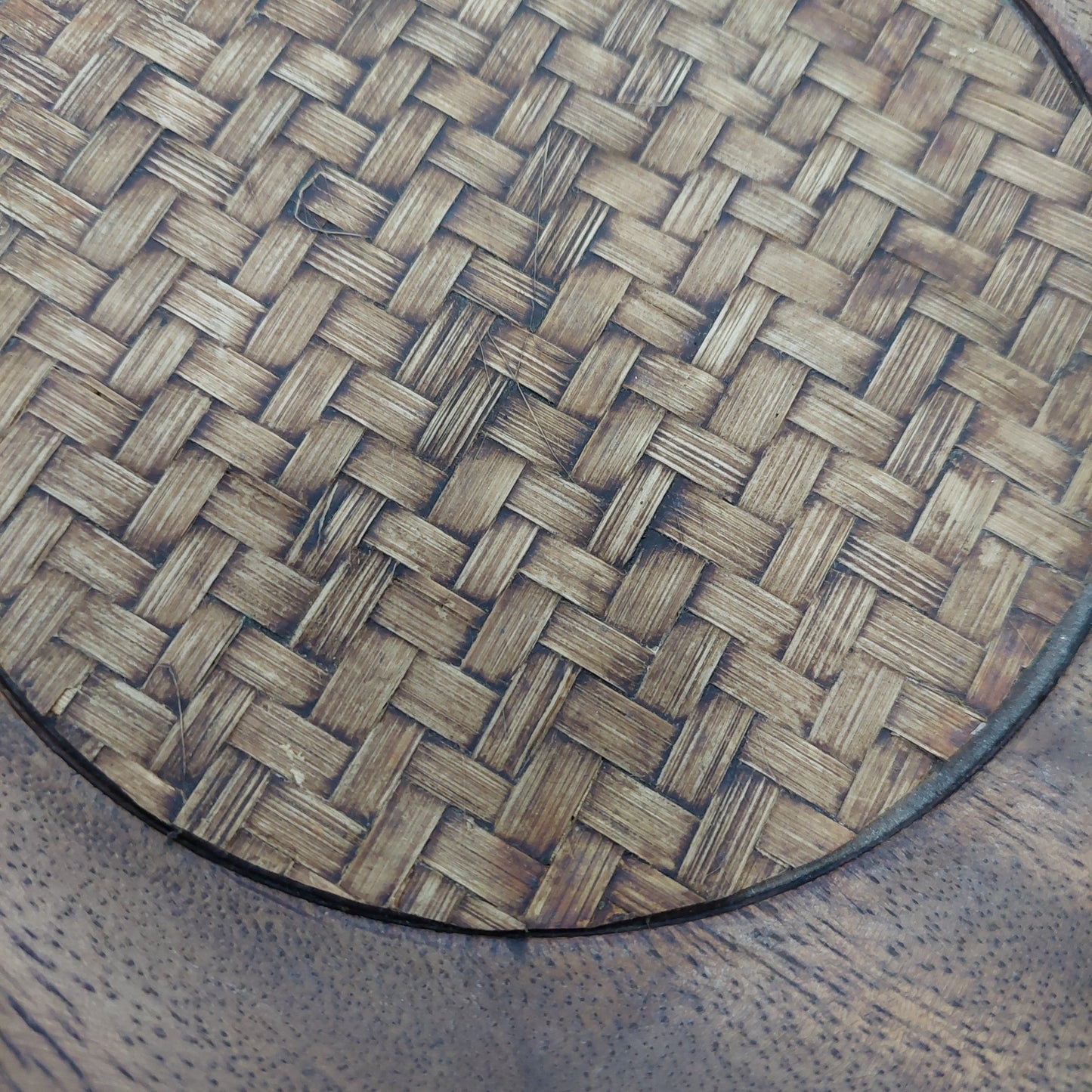 Alzatina Legno Etnica Con Elefanti