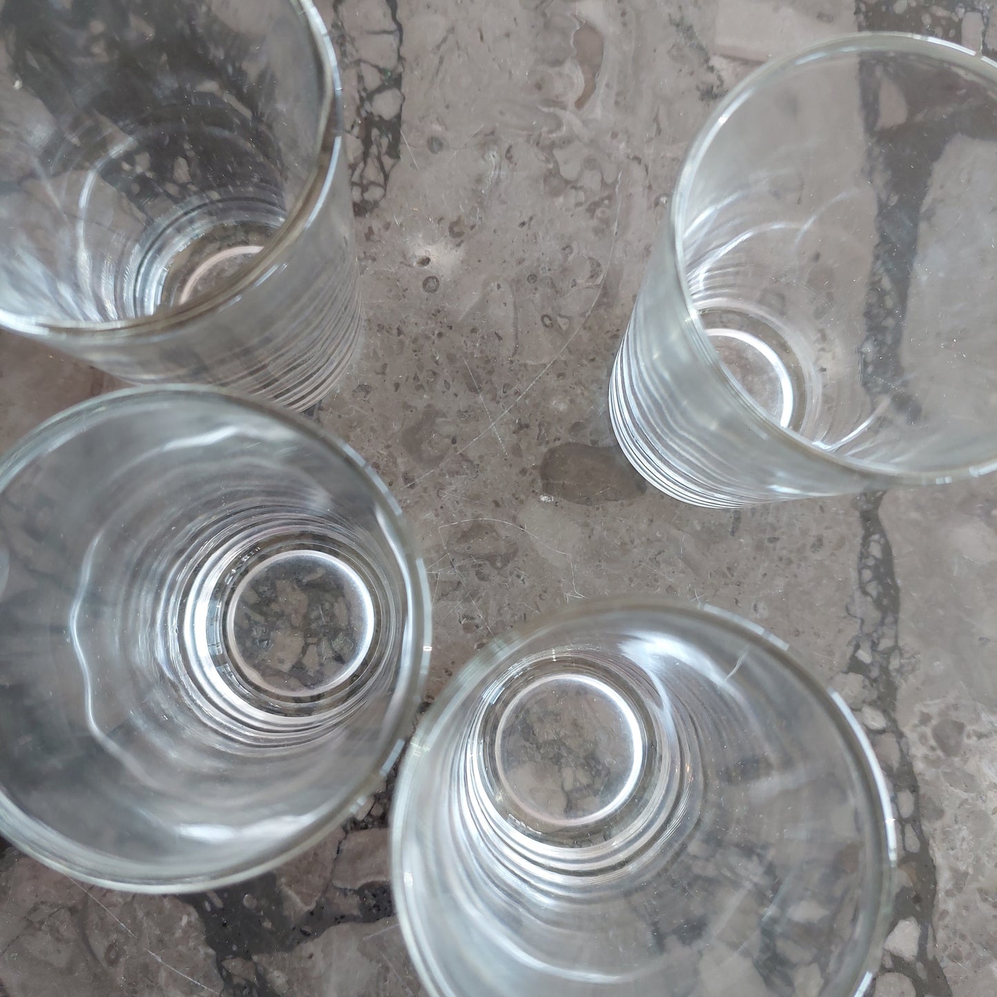 Set/5 Bicchierini Liquore Vetro Liscio
