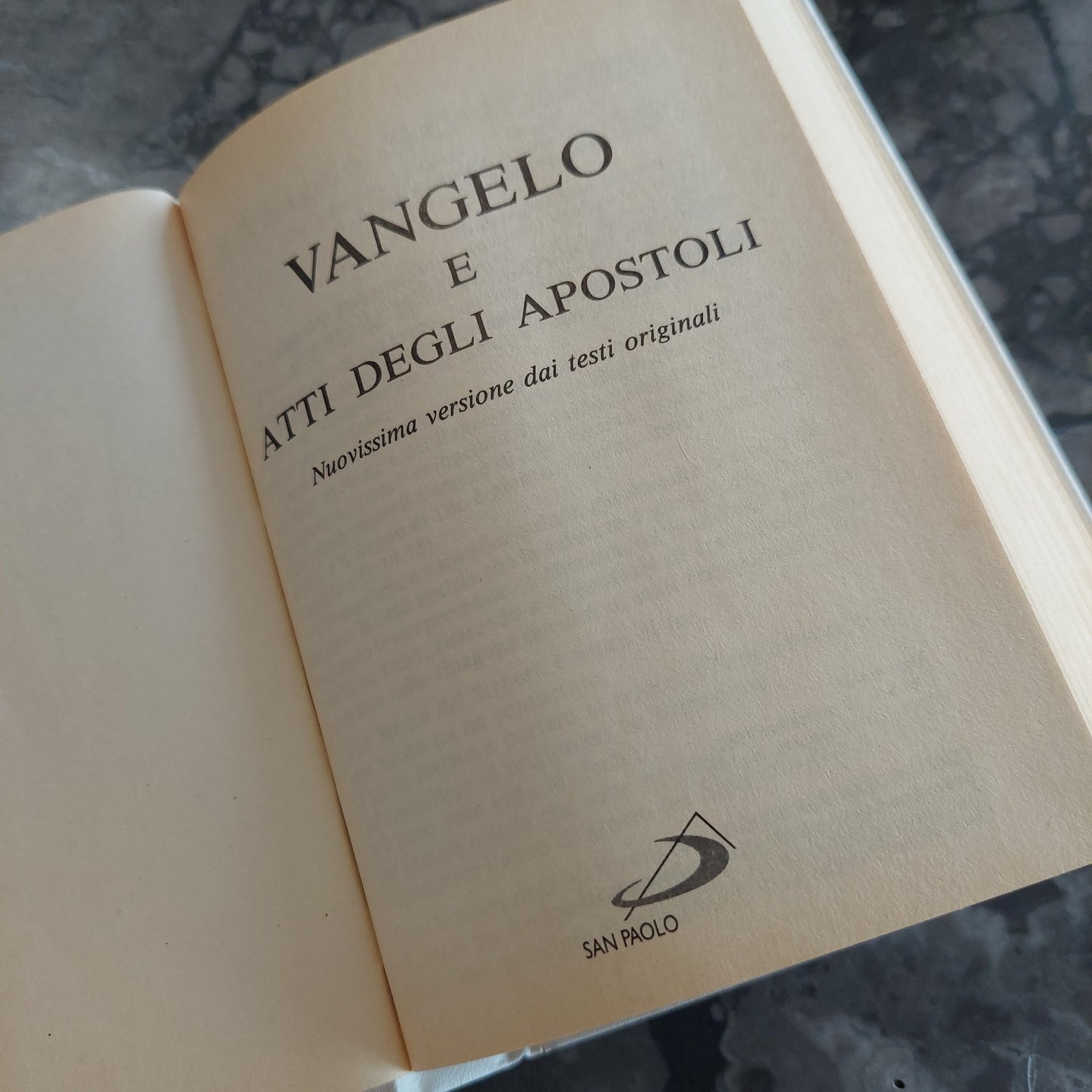 Vangelo E Atti Degli Apostoli Placca Argento
