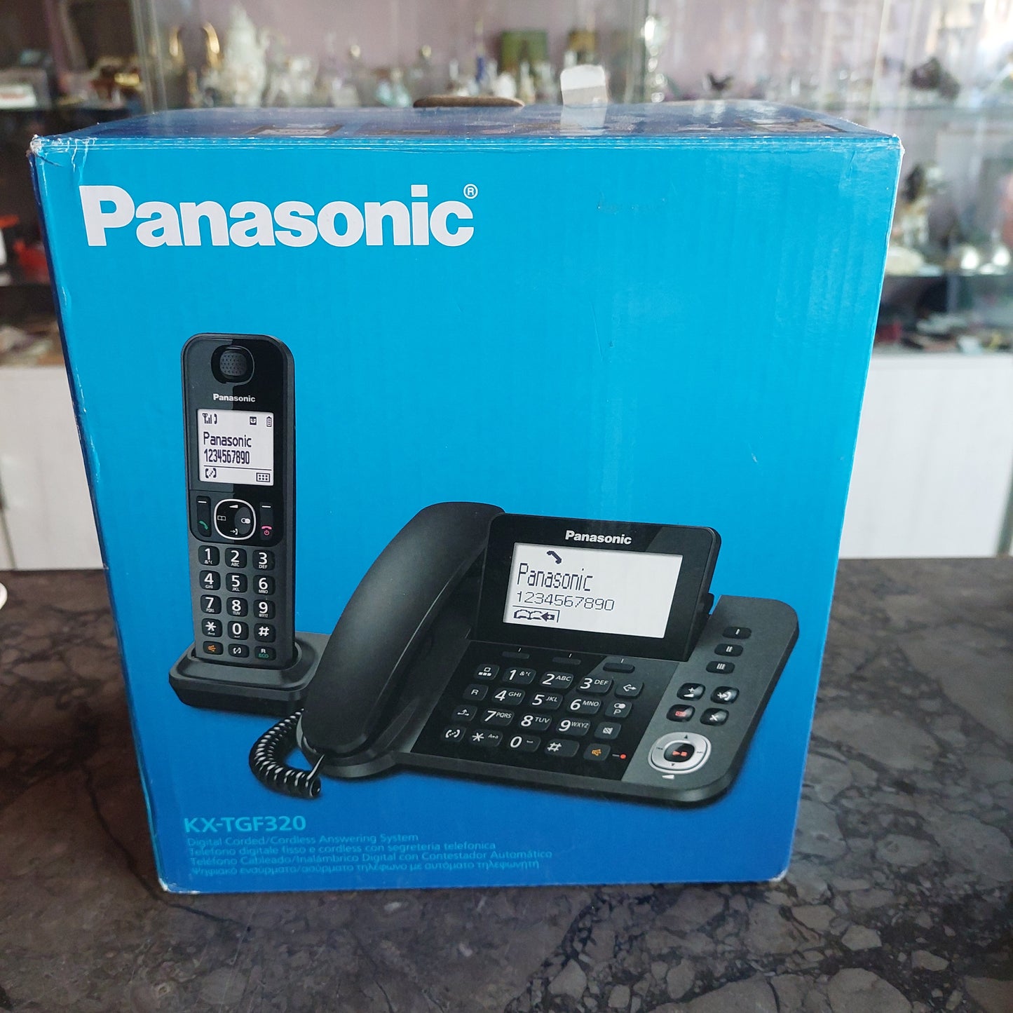 Set/ Panasonic Kx-tgf320exm Telefono Digitale Cordless/con Filo