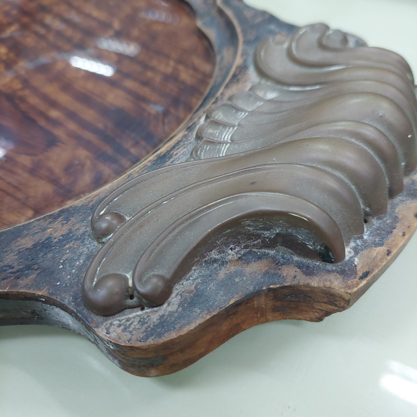 Vassoio Legno Smerlato Cm 70x40