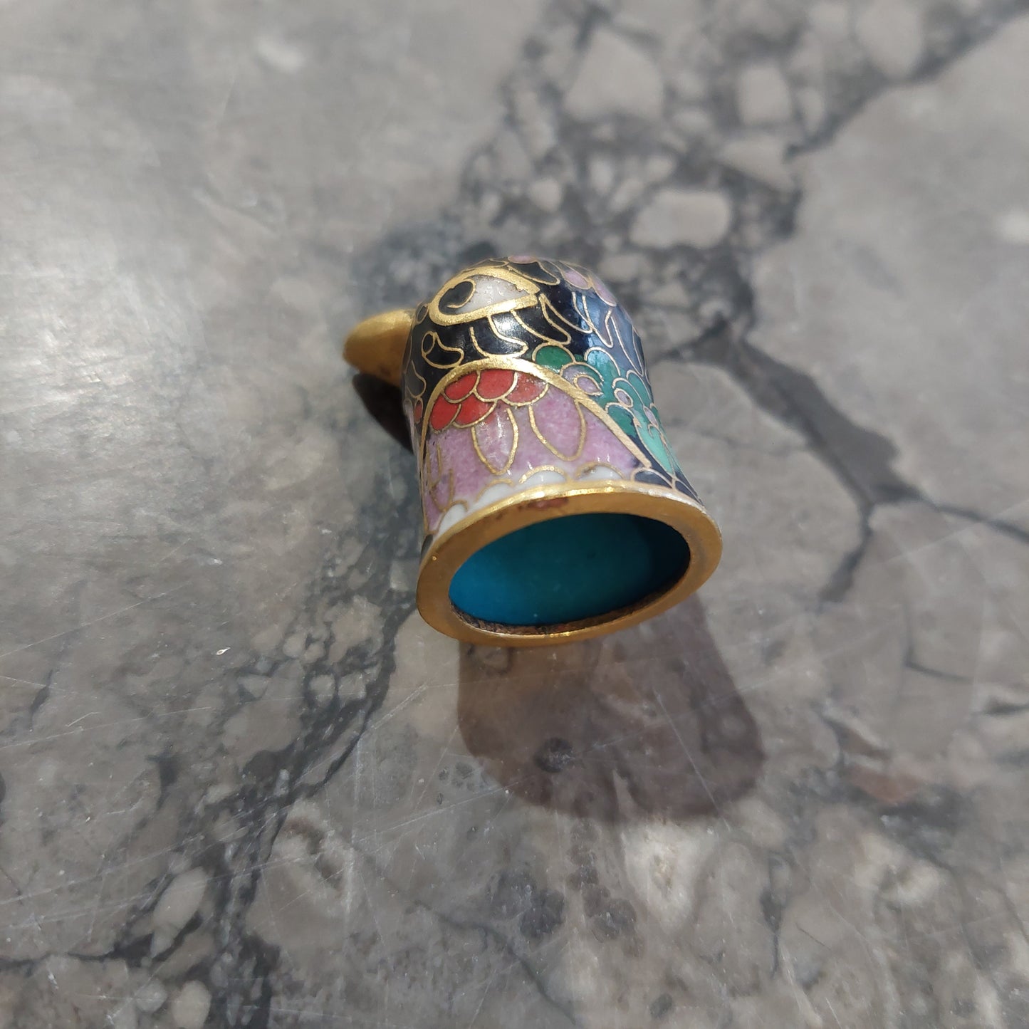 Ditale Uccellino Cloisonnè Cinese