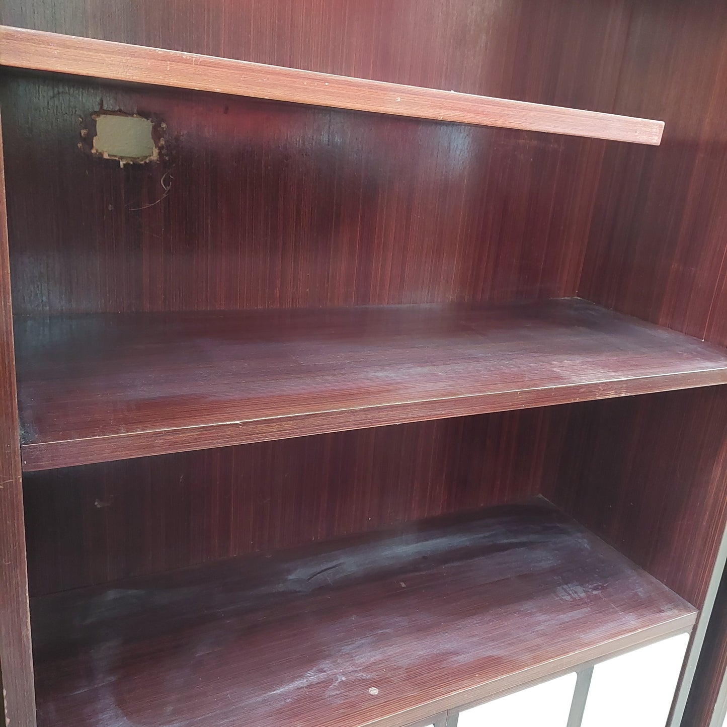 Libreria Legno* Bicolore Anni 70 2/sportelli