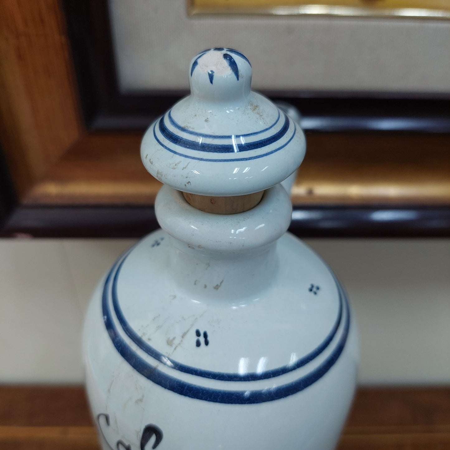 Bottiglia Calvados Ceramica* Vintage