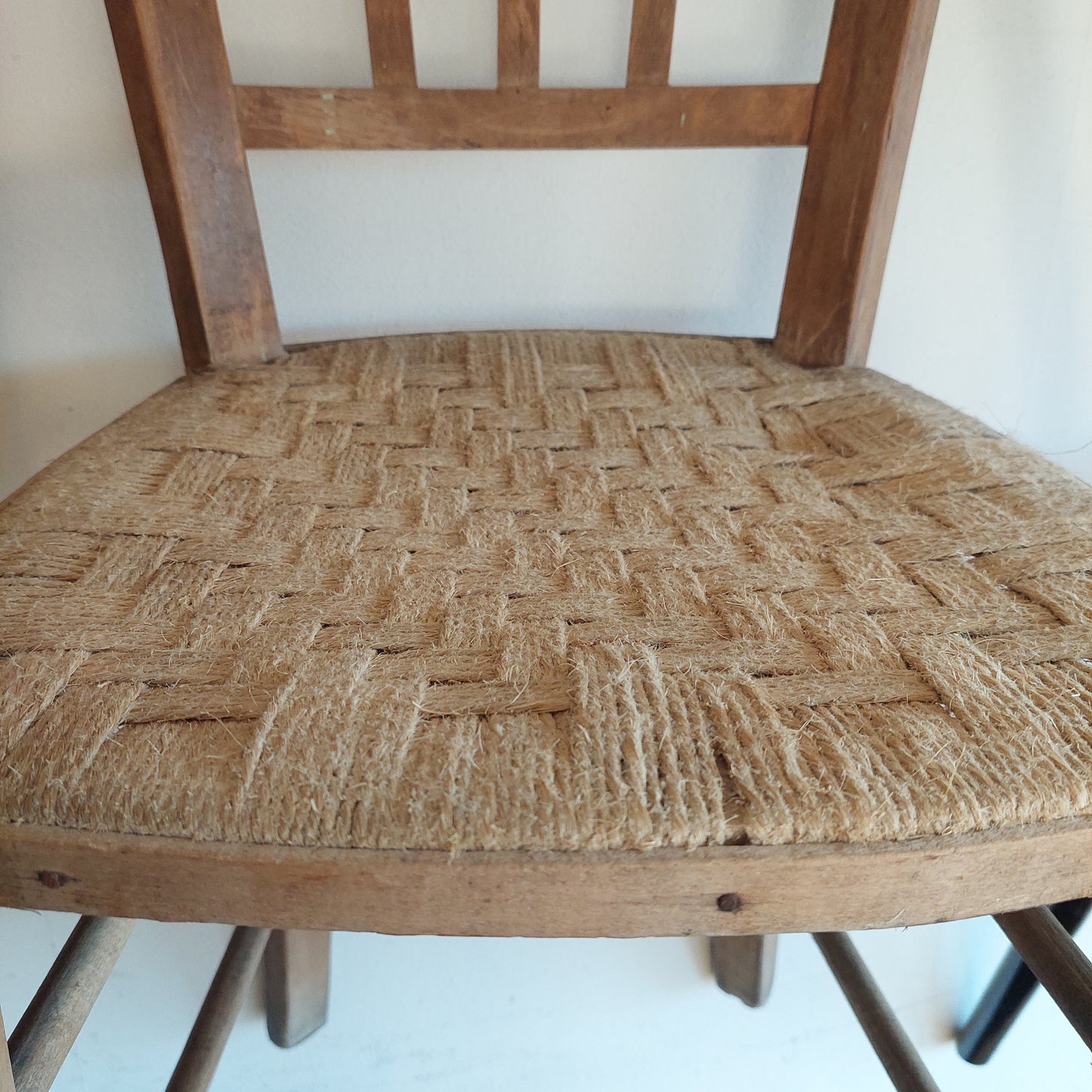 Sedia Legno/corda Primi '900