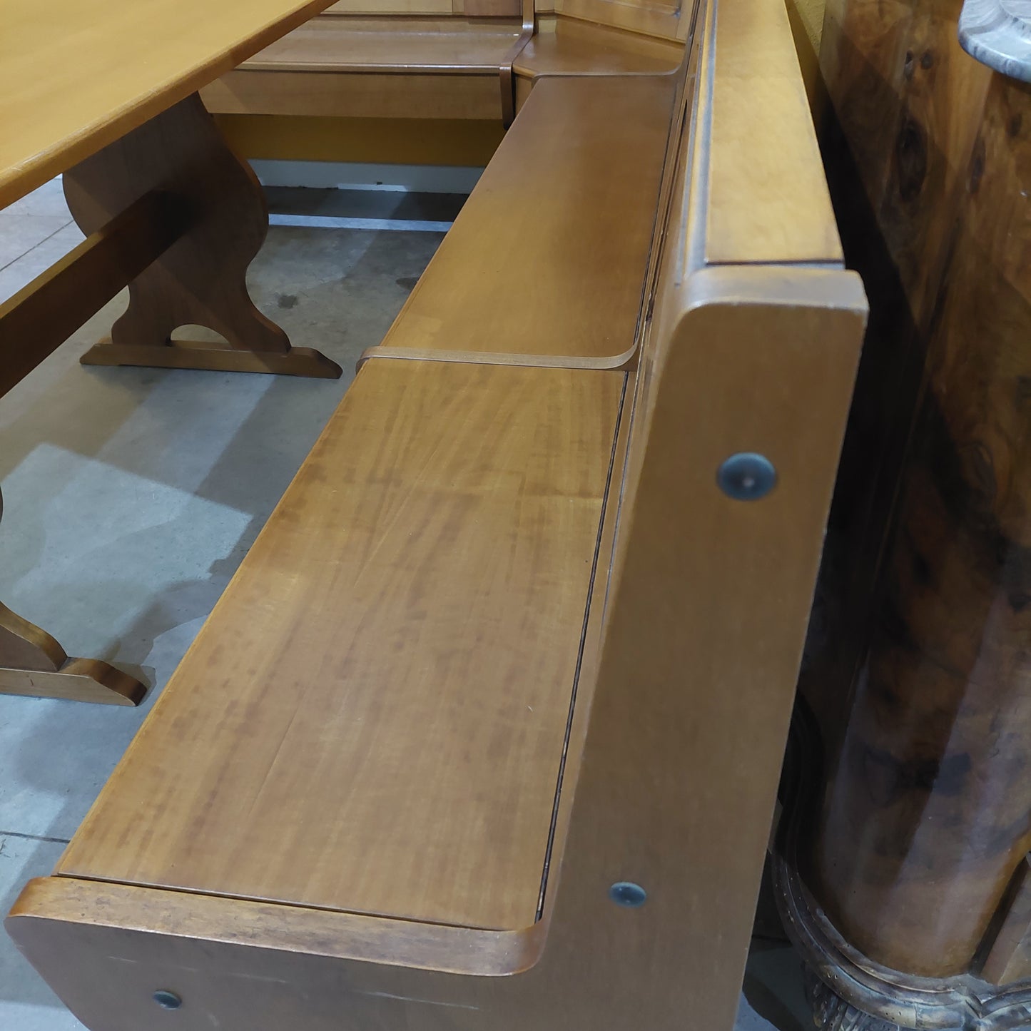 Set/ Tavolo Fratino E Panca Angolare Legno