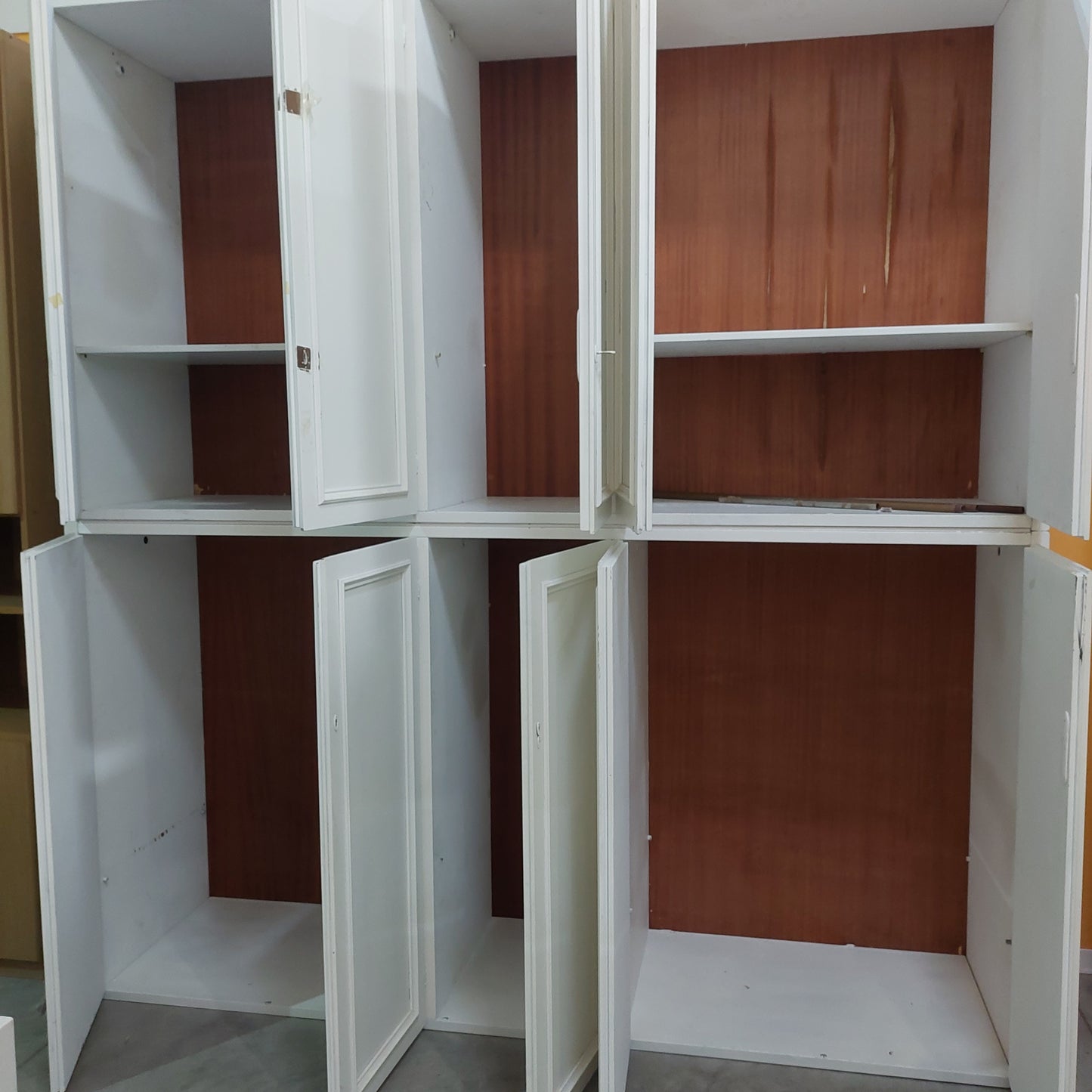 Armadio* 10/a Bianco Shabby Chic Cm247x61x266