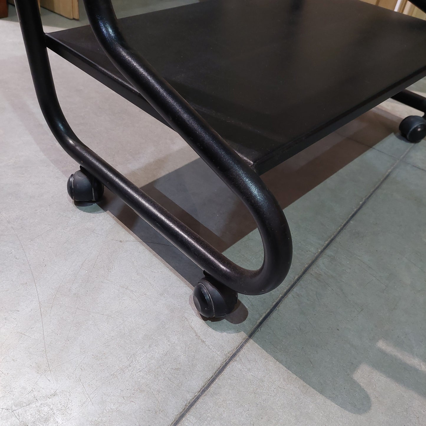 Carrellino Metallo Nero Cm59x43x90h