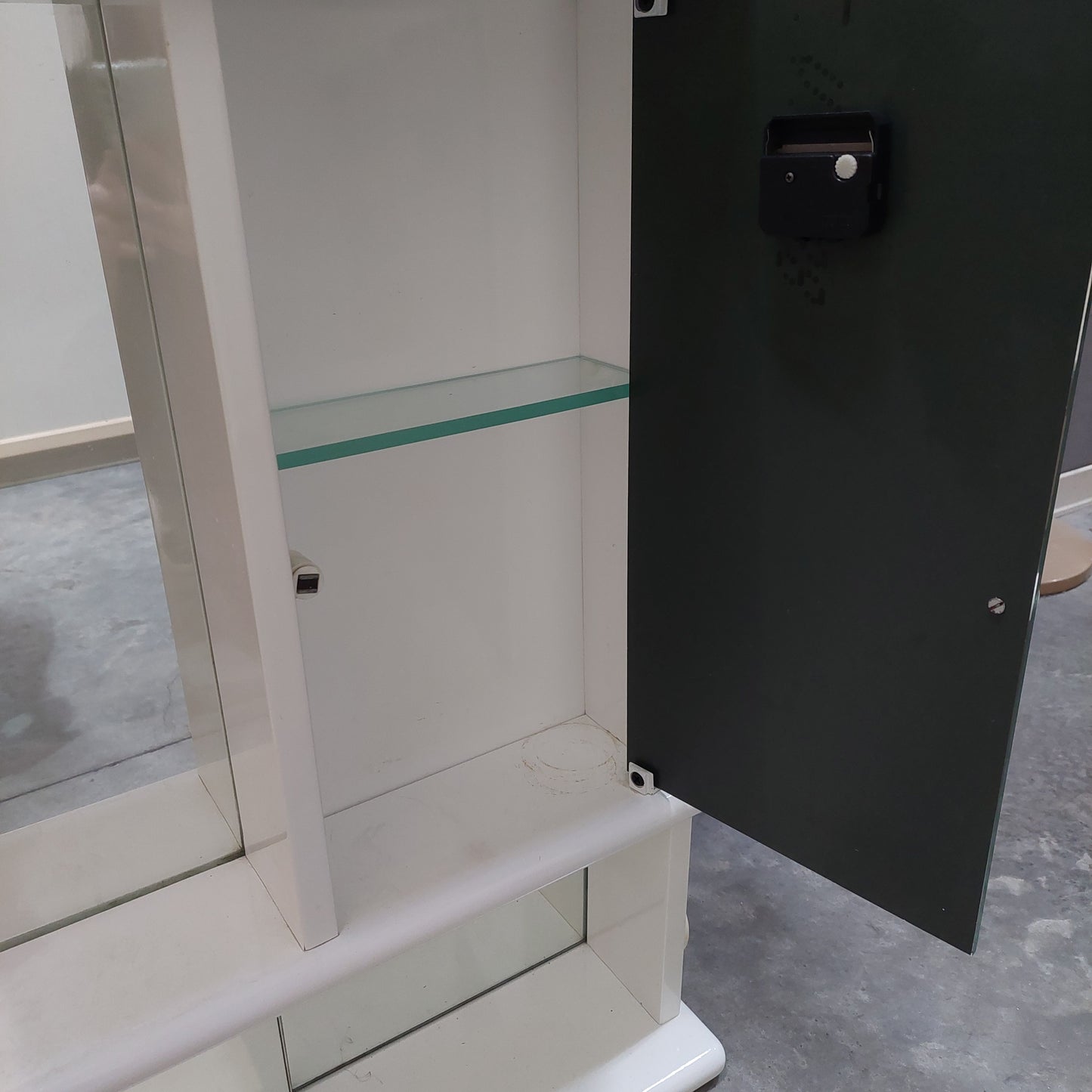 Specchio/mobiletto Bagno Bianco* 1/s 2/l Cm90x15,5x73h