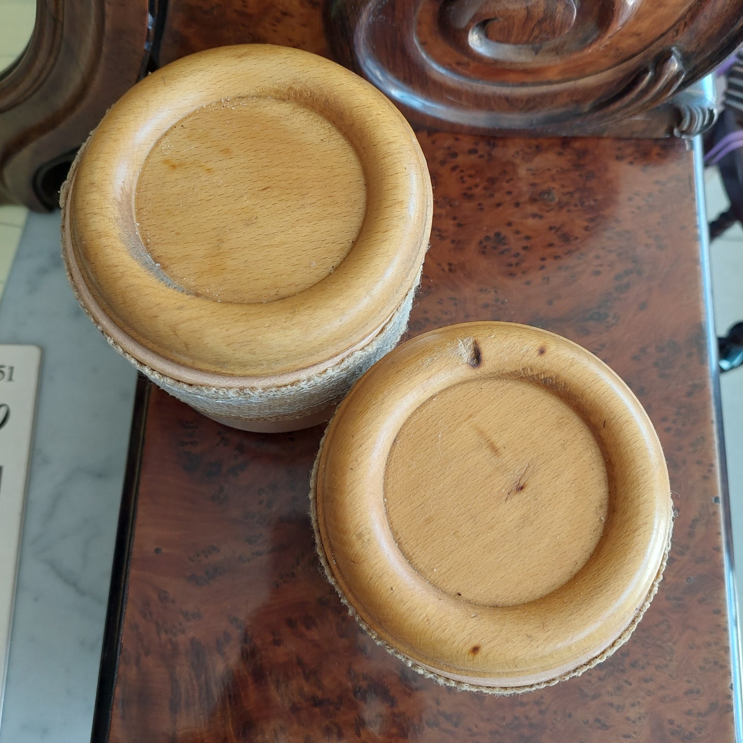 Set/2 Barattoli Ceramica Sic Vintage