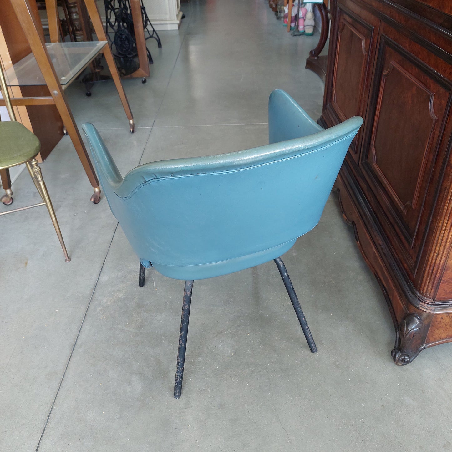 Poltroncina Vintage Blu Anni 60