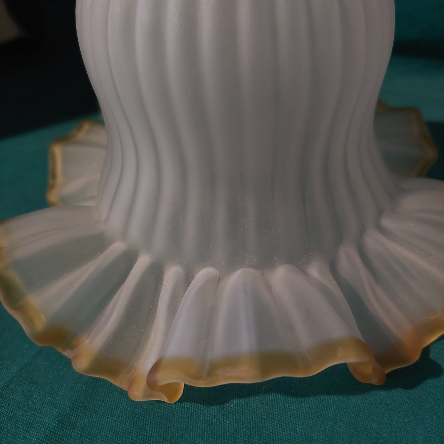 Applique Coppetta Fazzoletto Vetro 1/luce