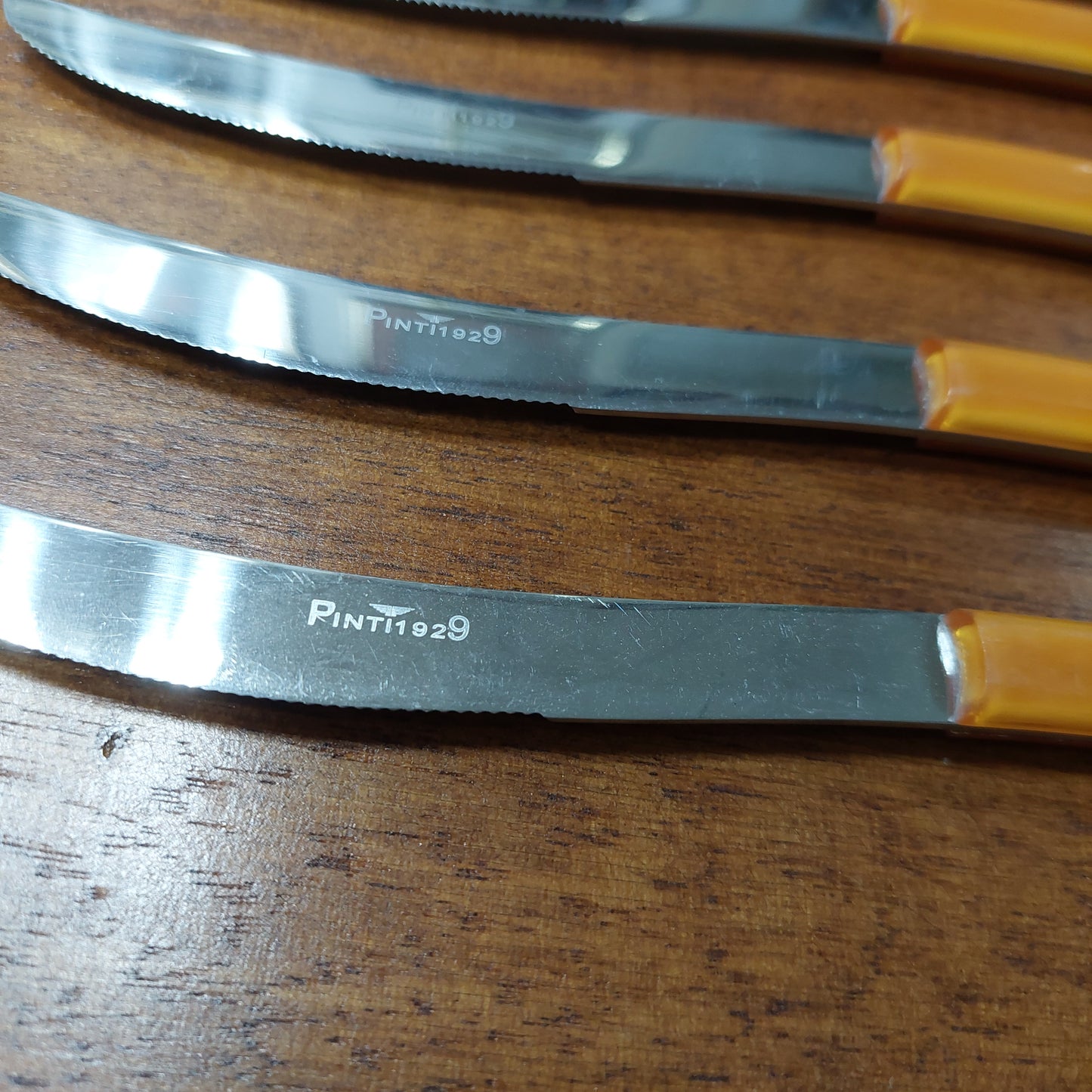 Set/6 Coltelli Pinti1929 Manico Arancio