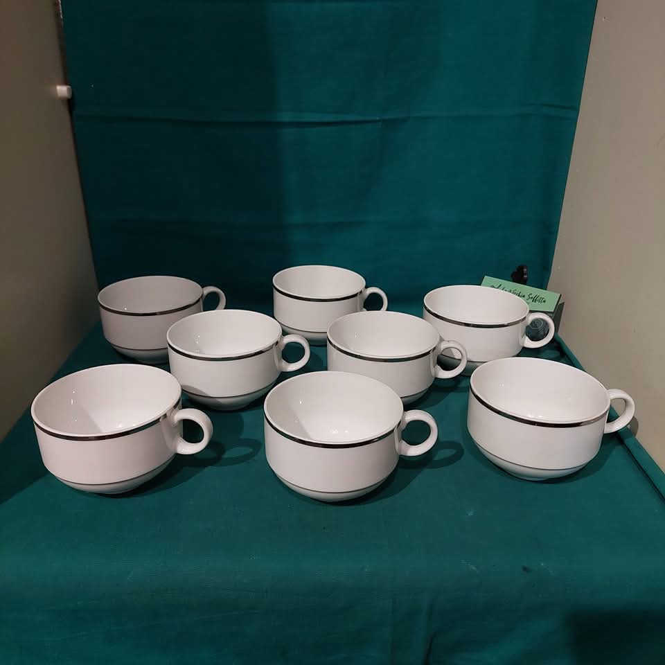 Set/8 Tazze The Porc Bavaria Bordo Arg