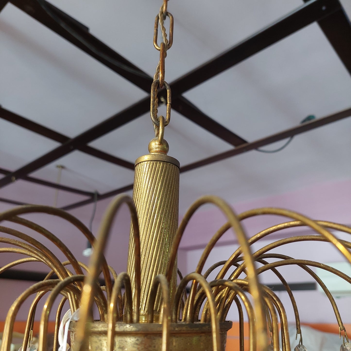 Lampadarietto Ottone/brindoli Anni '50 1/l
