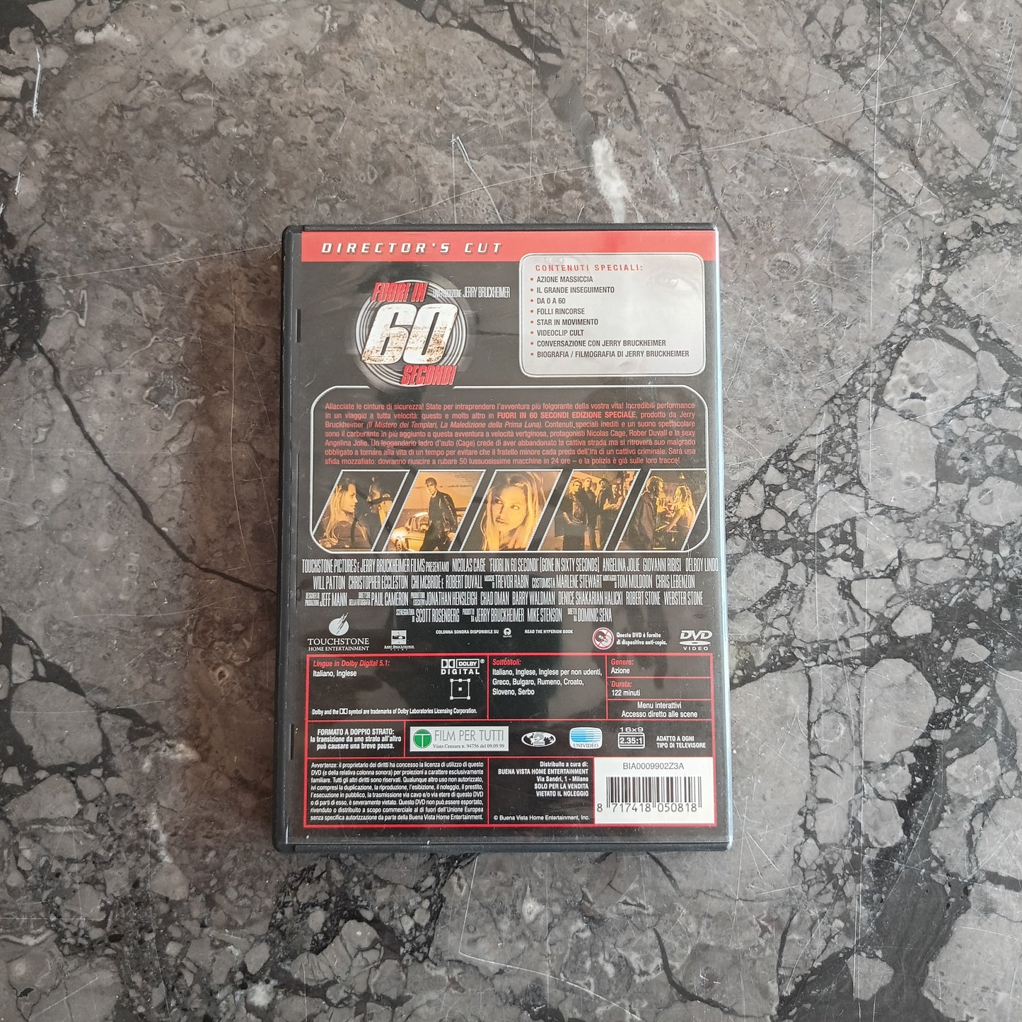 Dvd/fuori In 60 Secondi