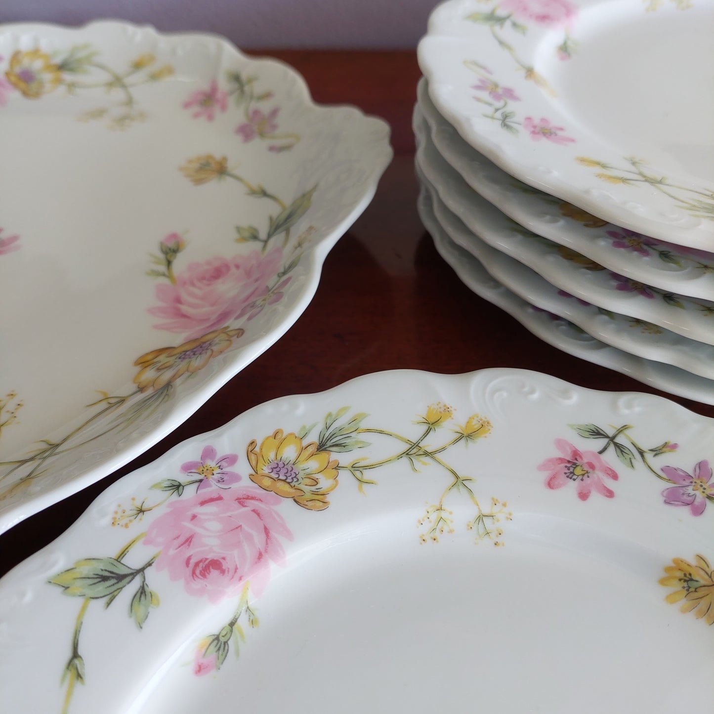 Servizio Dolce Porcellana A. Lanternier & C Vieux Limoges
