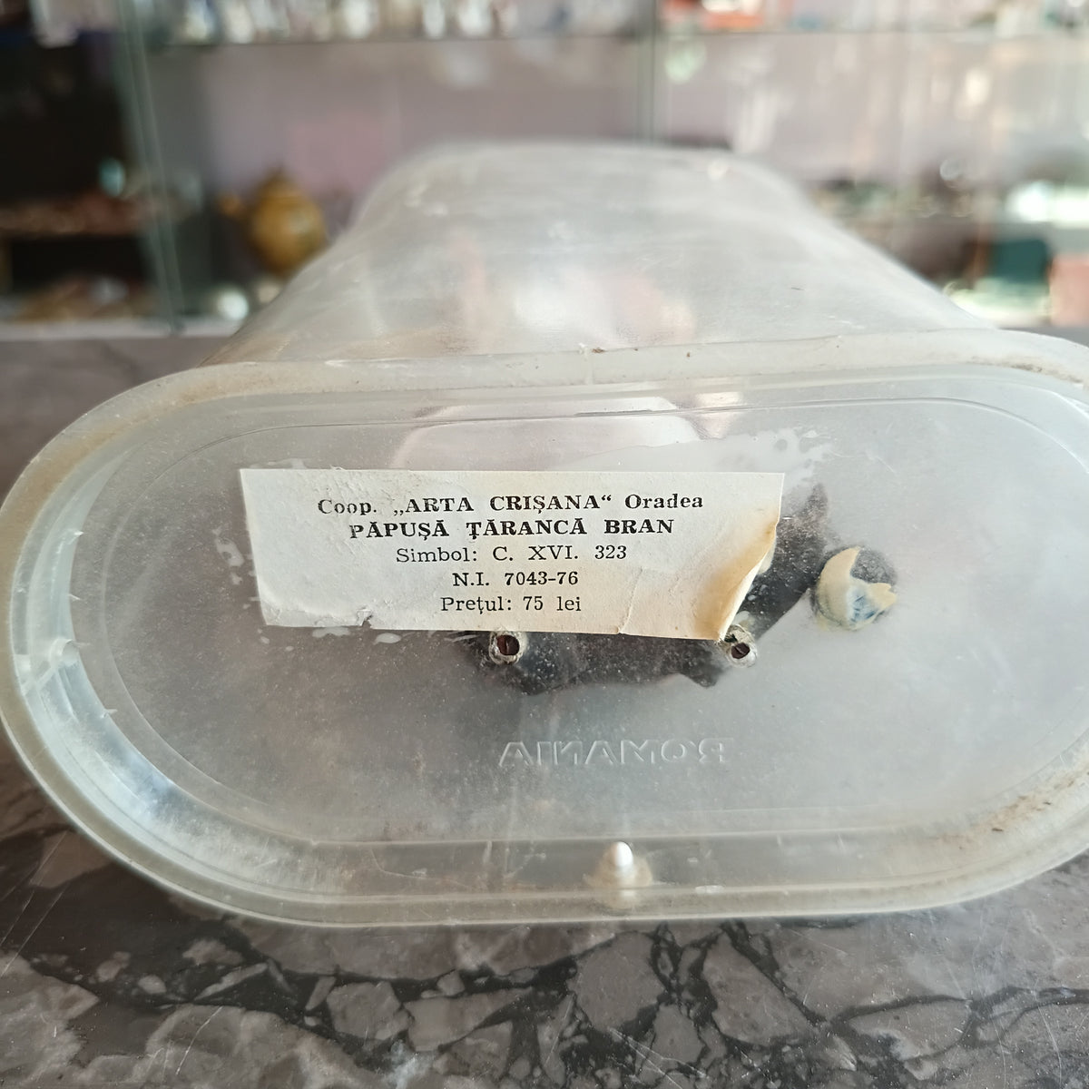Bambola Artigianale Vintage Da Collezione Romania
