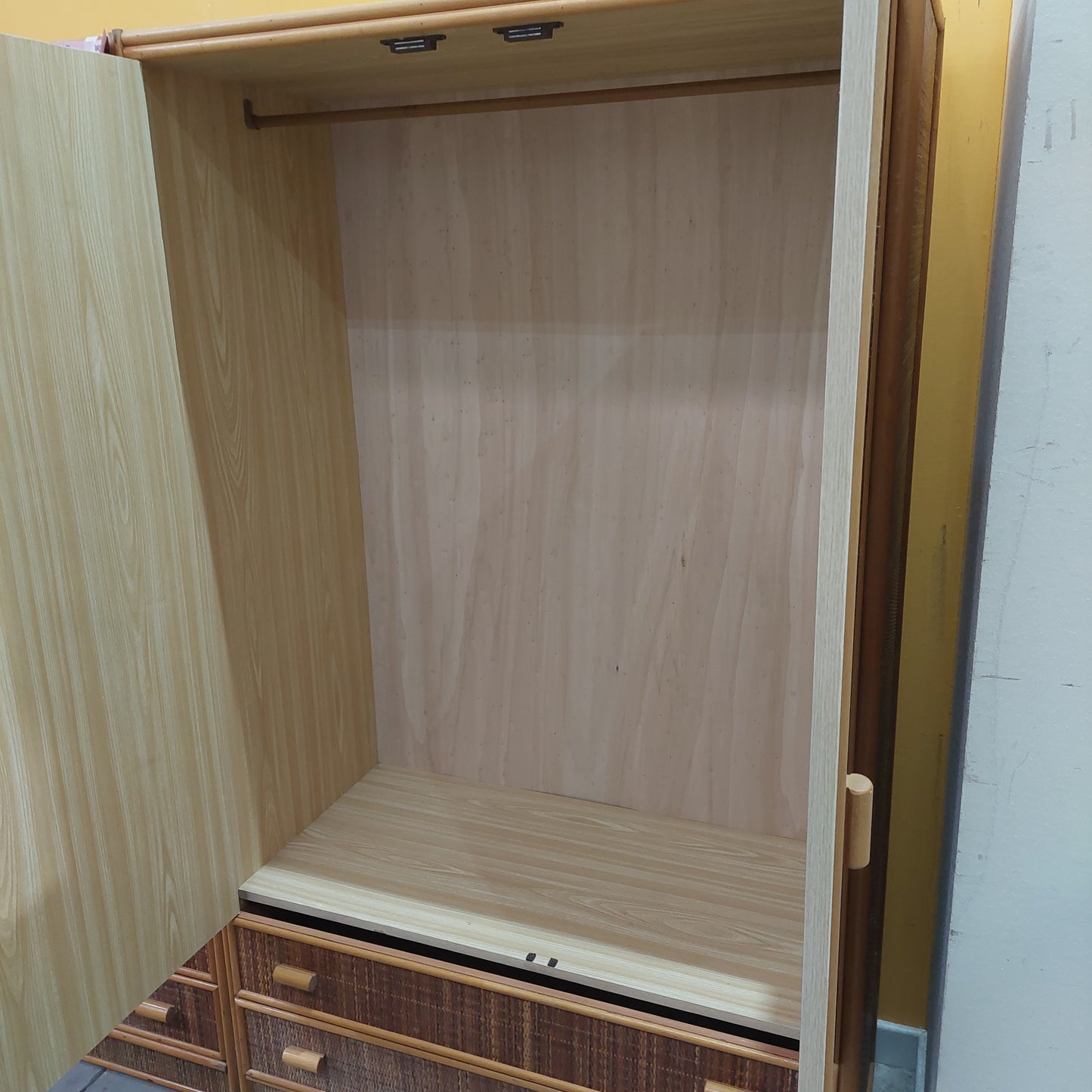 Armadio Bambù / Rattan Cm210x52x180h