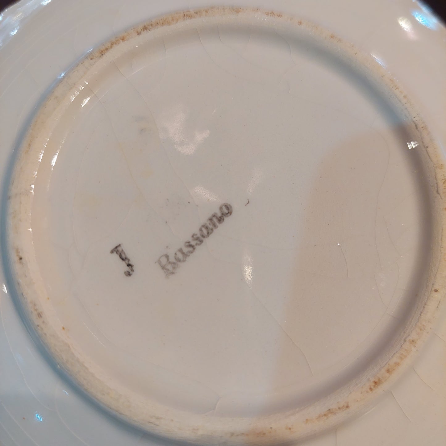 Portauovo Ceramica Bassano Decorata A Mano