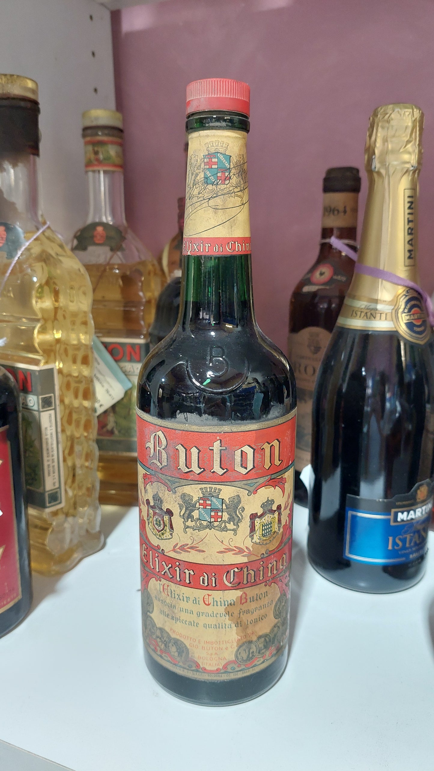 Buton Elixir Di China Sigillo Stella Anni '50martini Millennio