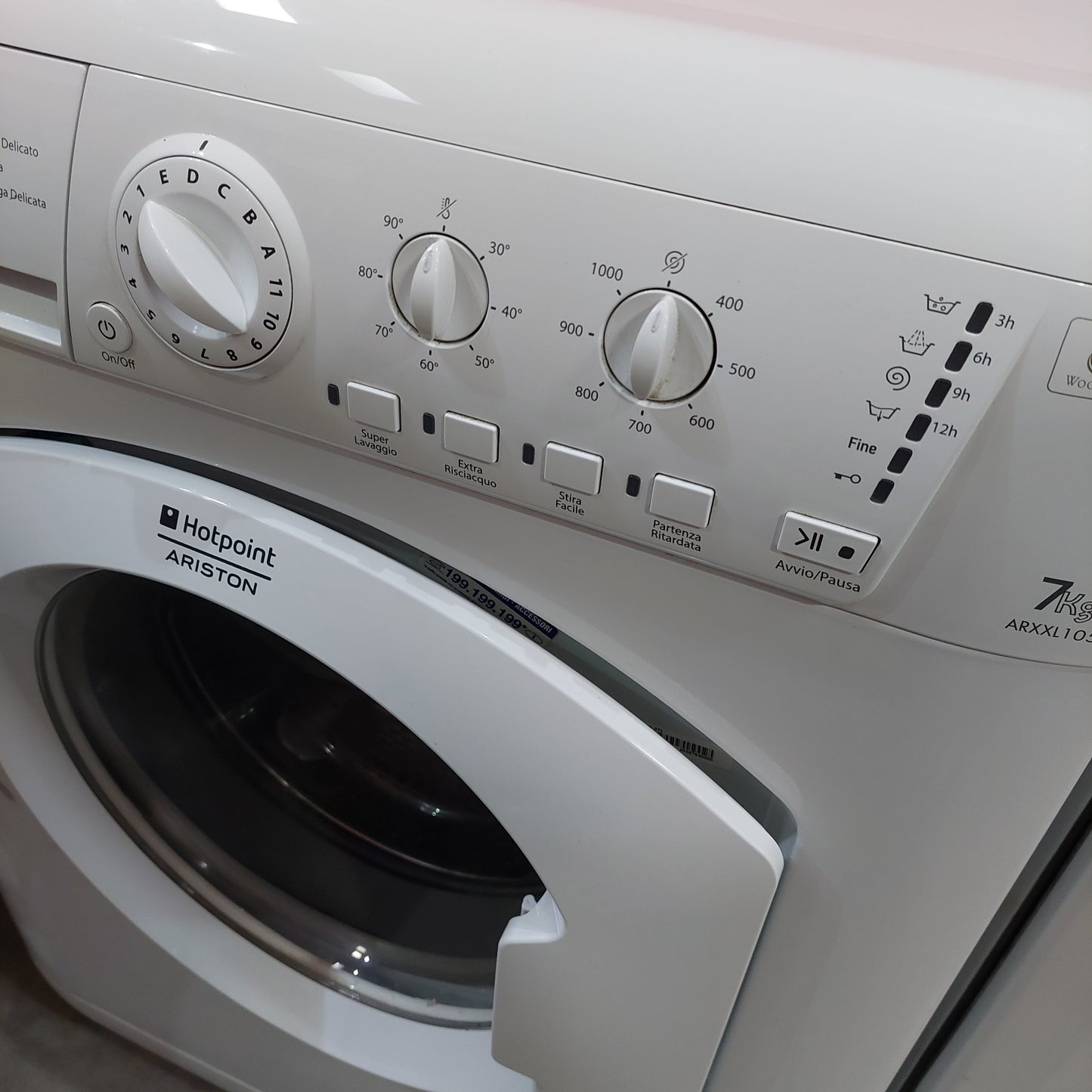 Lavatrice Ariston Hotpoint 7kg Cm60x55x84